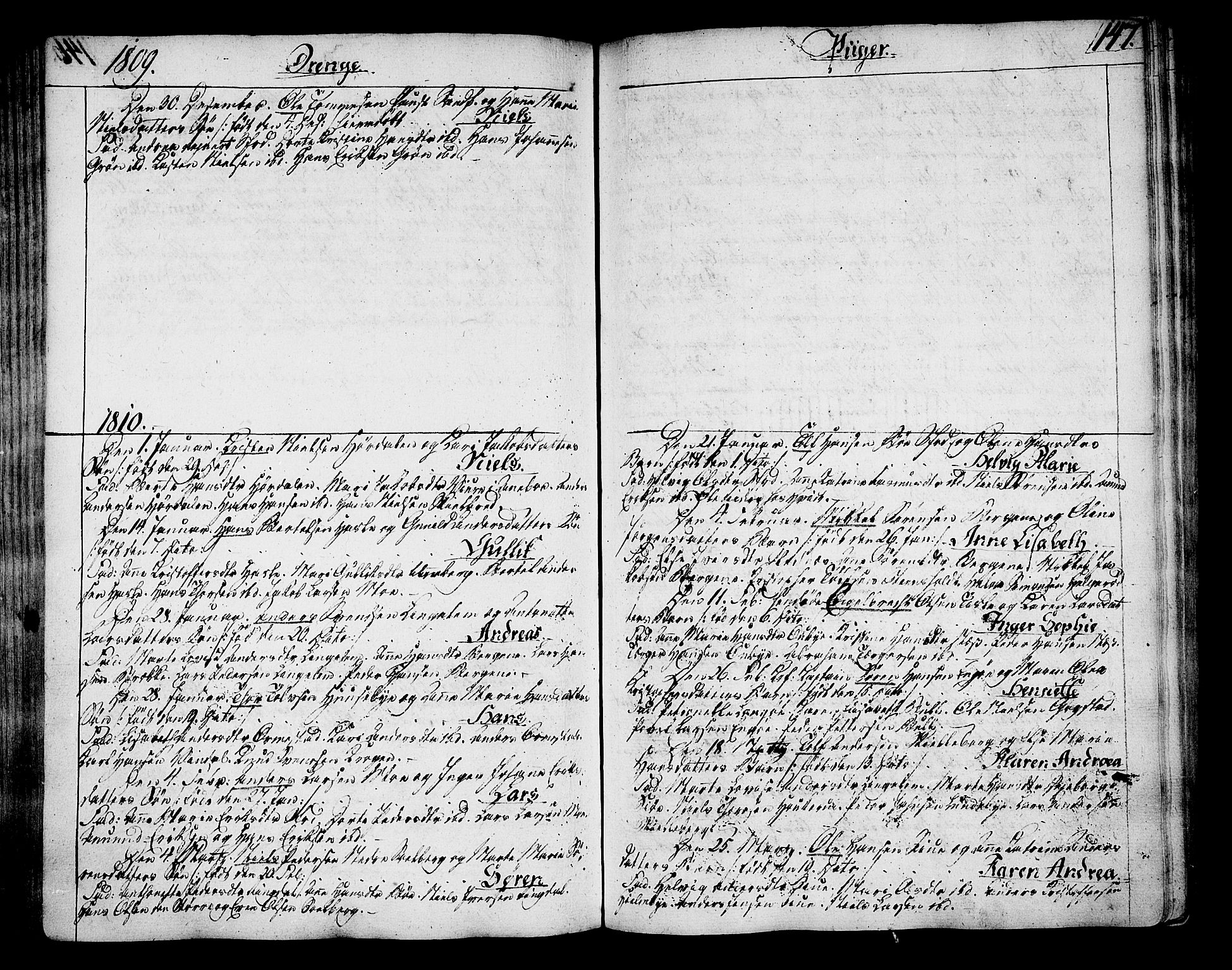 Sandar kirkebøker, SAKO/A-243/F/Fa/L0003: Parish register (official) no. 3, 1789-1814, p. 147