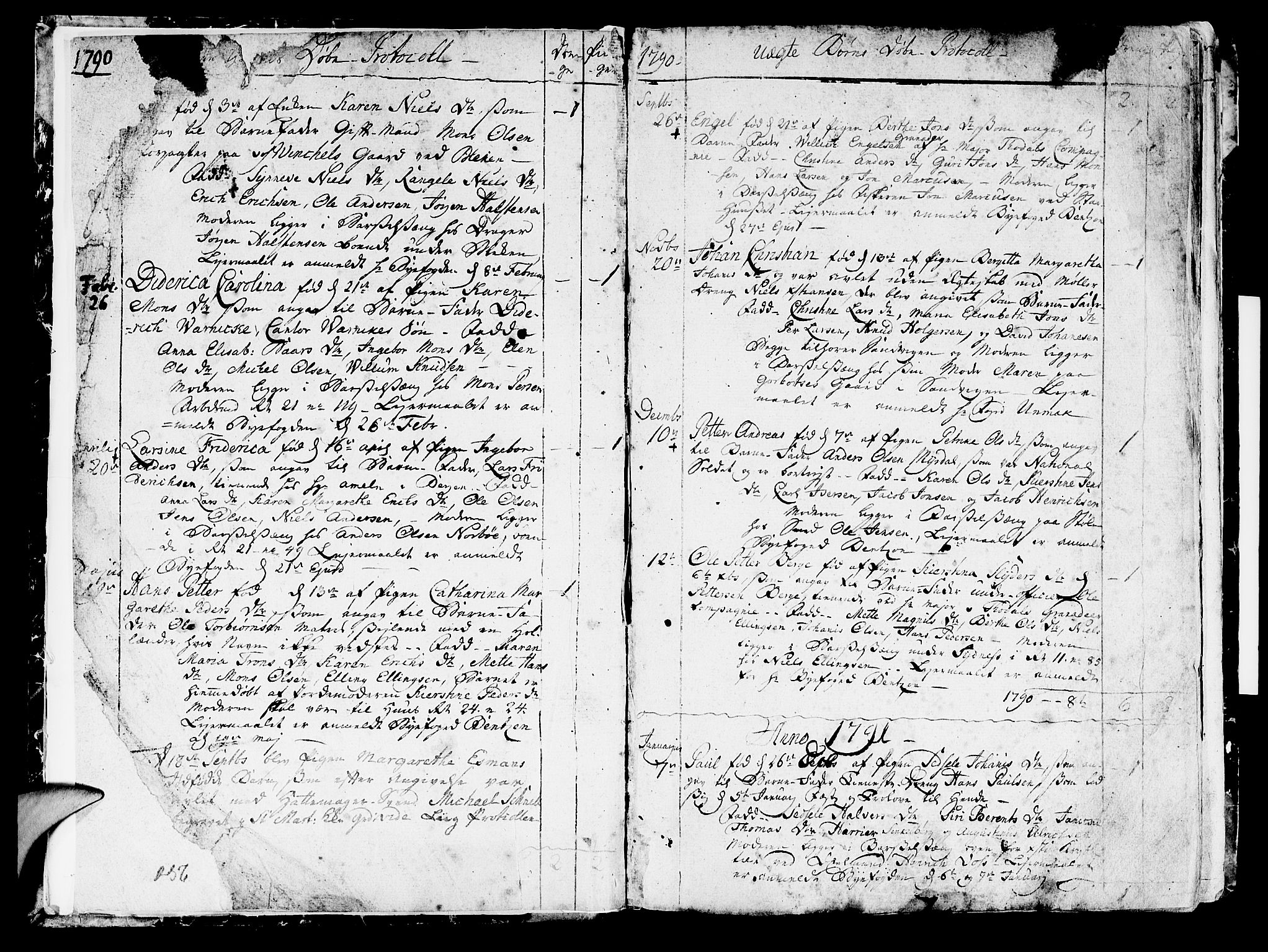 Korskirken sokneprestembete, SAB/A-76101/H/Haa/L0006: Parish register (official) no. A 6, 1790-1820, p. 280