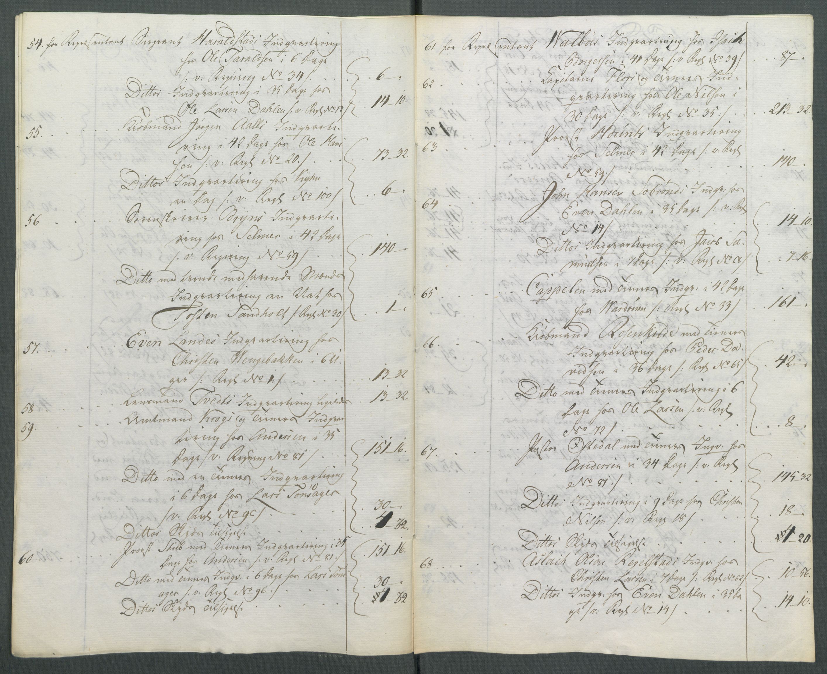 5. departement for finans-, handels- og tollfaget, AV/RA-S-3893/C/Cb/L0014: Regninger fra Riksforsamlingens deputerede, 1814, p. 9