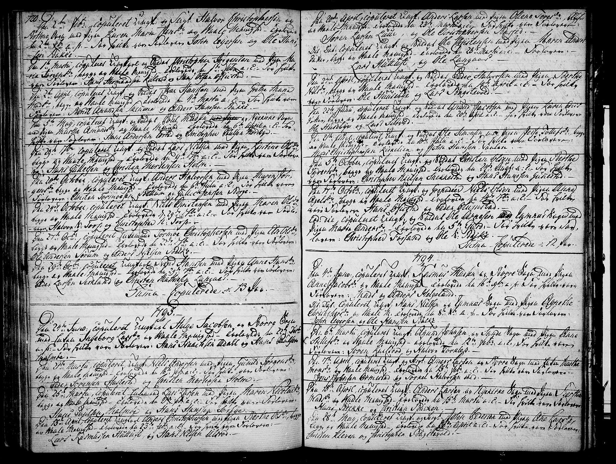 Våle kirkebøker, SAKO/A-334/F/Fa/L0005: Parish register (official) no. I 5, 1773-1808, p. 120-121