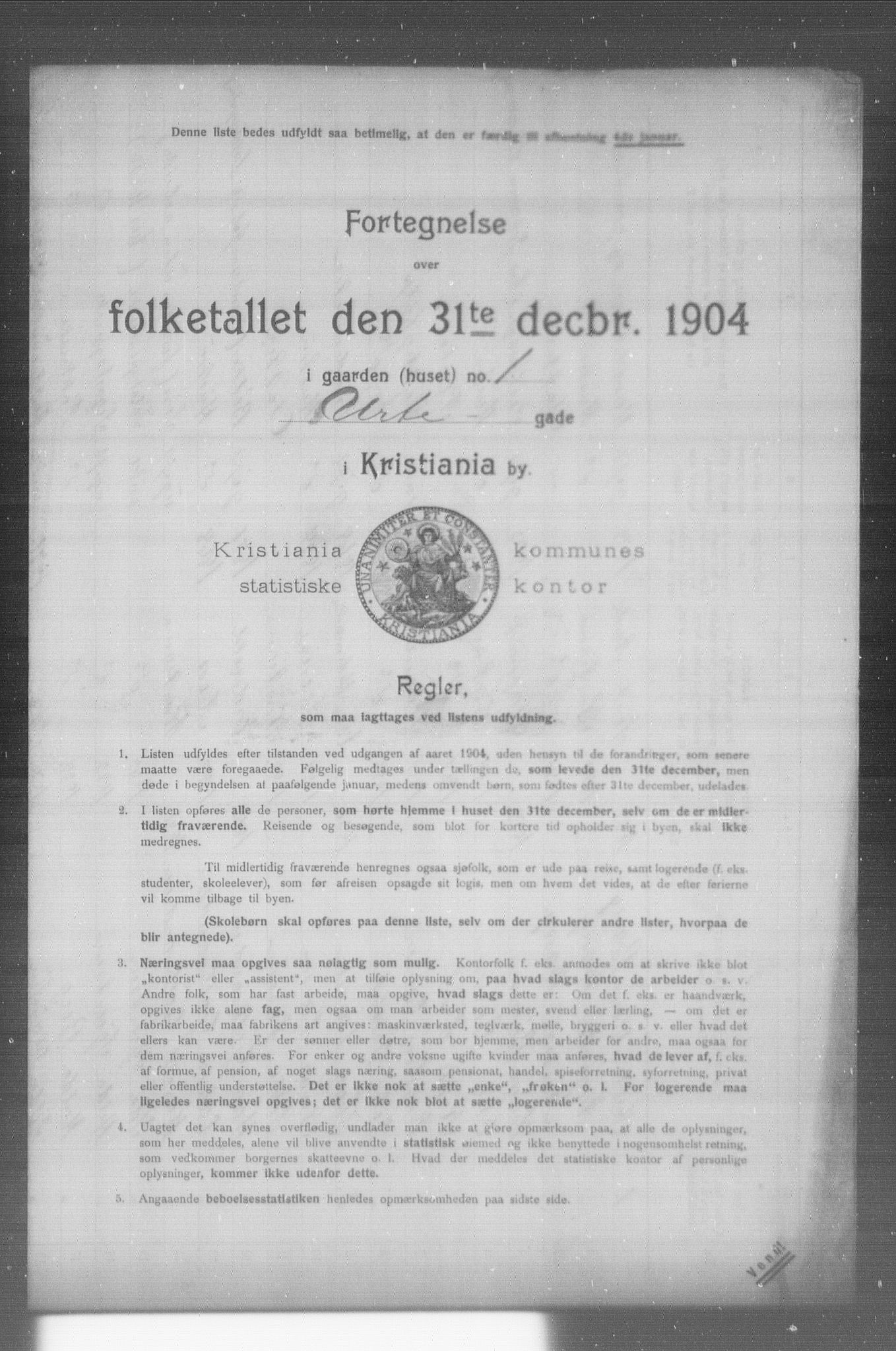 OBA, Municipal Census 1904 for Kristiania, 1904, p. 22793