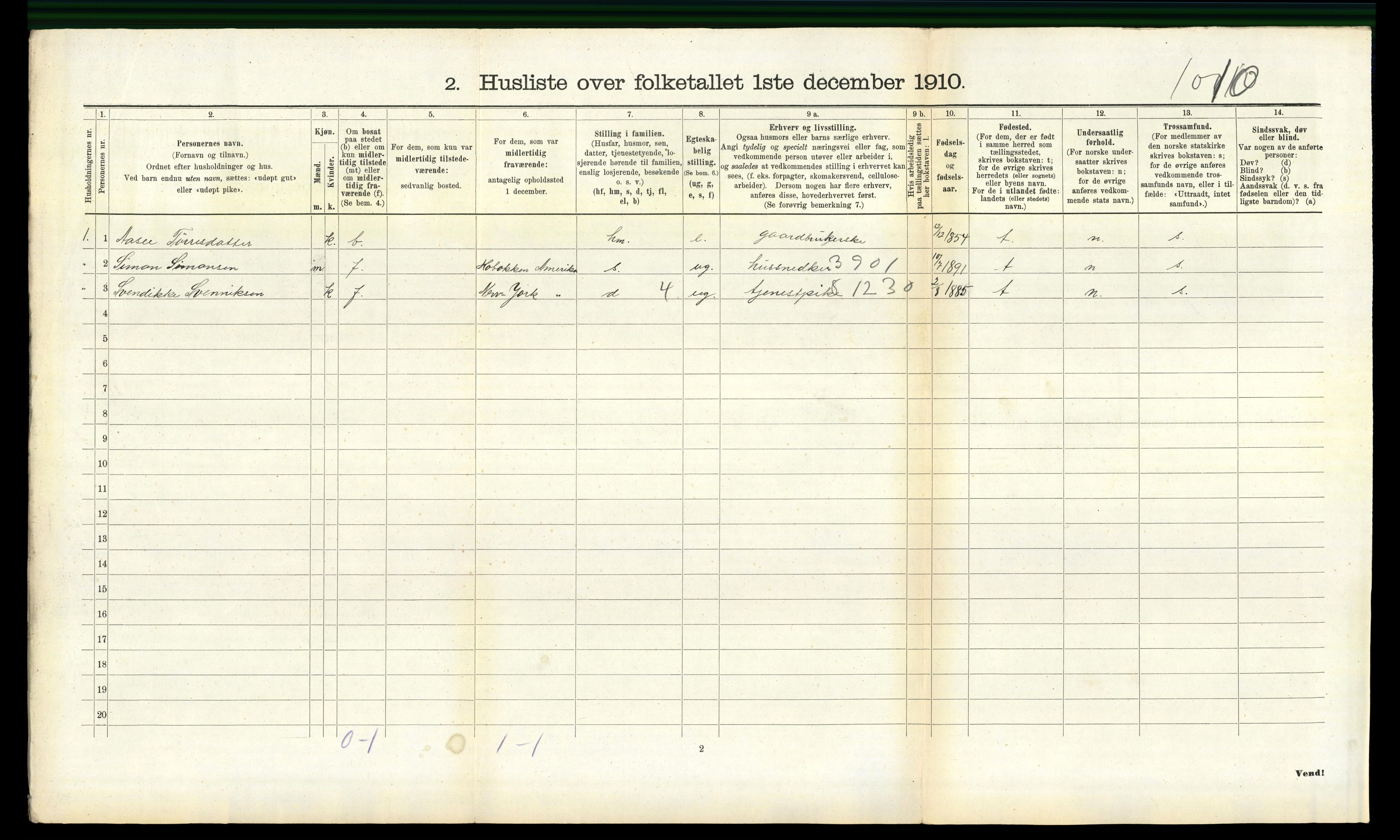 RA, 1910 census for Halse og Harkmark, 1910, p. 989