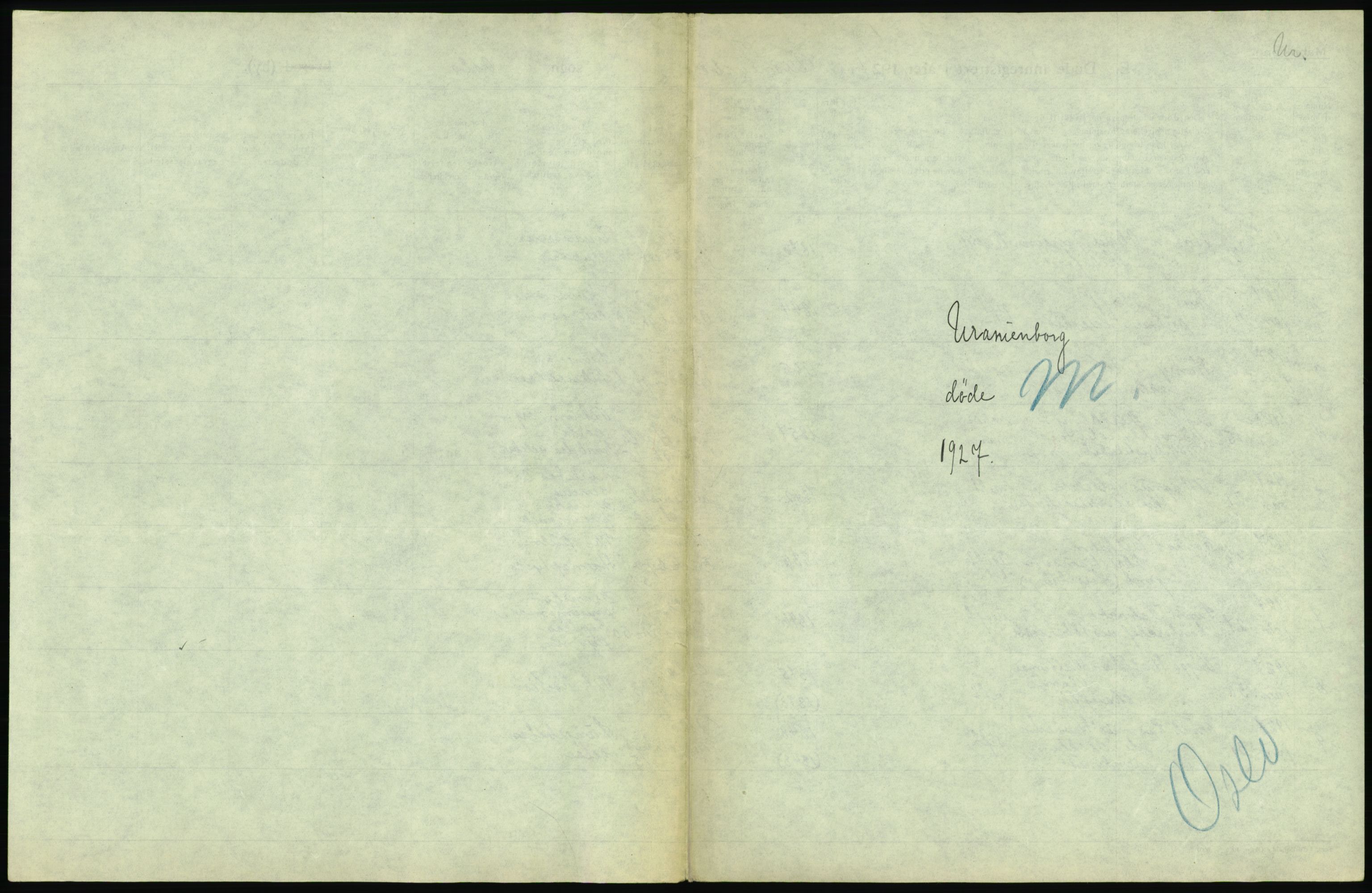Statistisk sentralbyrå, Sosiodemografiske emner, Befolkning, AV/RA-S-2228/D/Df/Dfc/Dfcg/L0009: Oslo: Døde menn, 1927, p. 141