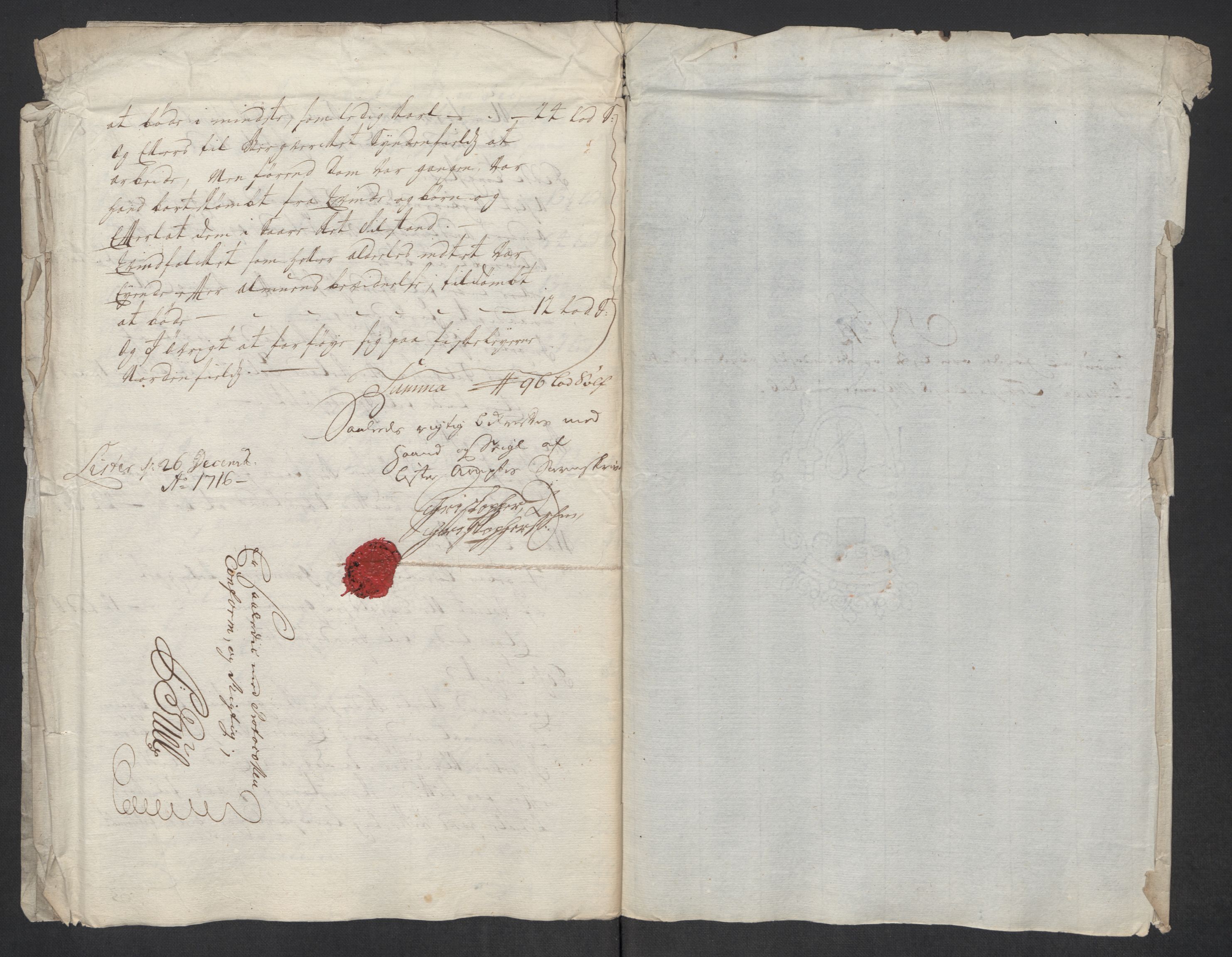 Rentekammeret inntil 1814, Reviderte regnskaper, Fogderegnskap, AV/RA-EA-4092/R43/L2560: Fogderegnskap Lista og Mandal, 1716, p. 157