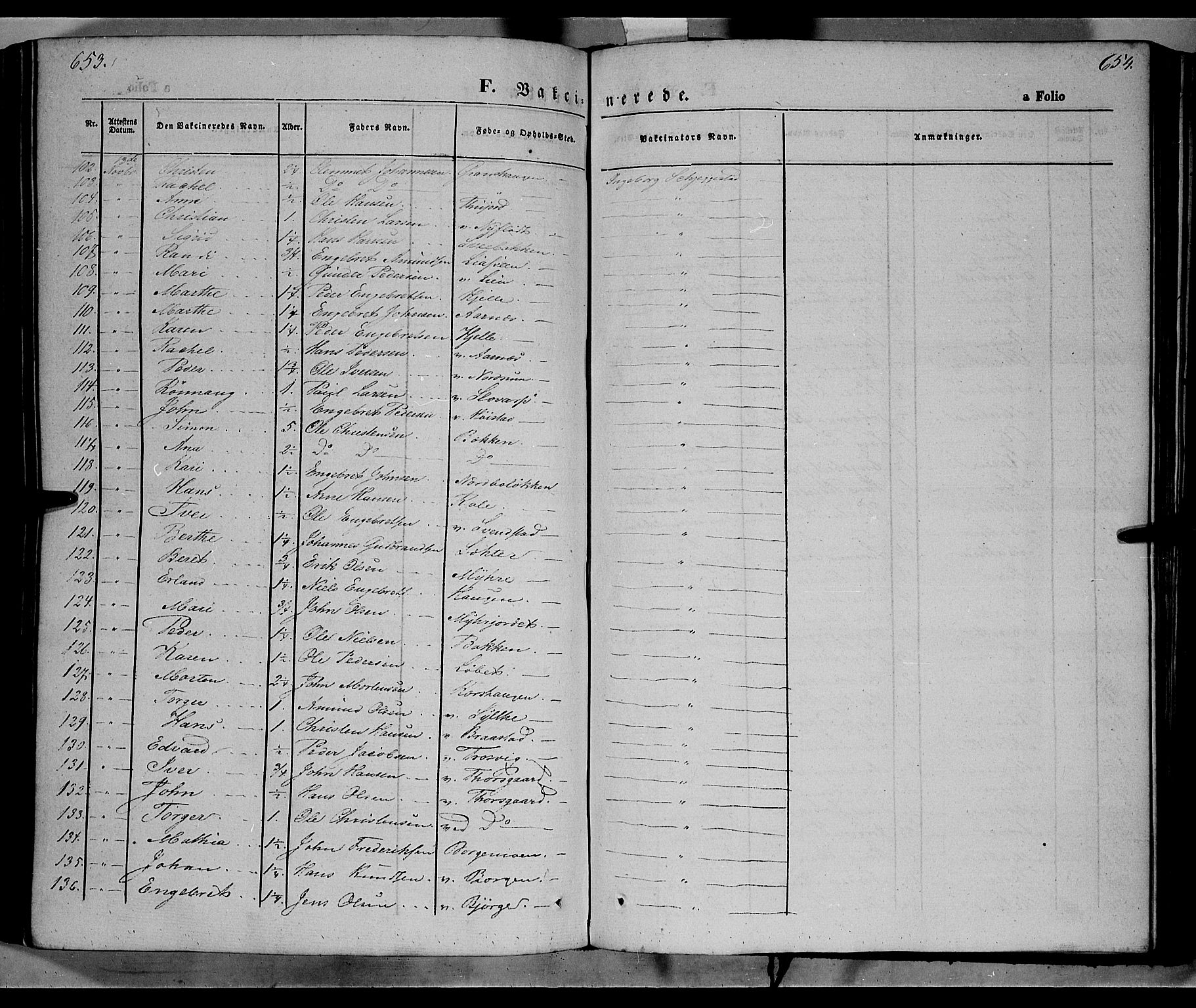 Ringebu prestekontor, AV/SAH-PREST-082/H/Ha/Haa/L0006: Parish register (official) no. 6, 1848-1859, p. 653-654