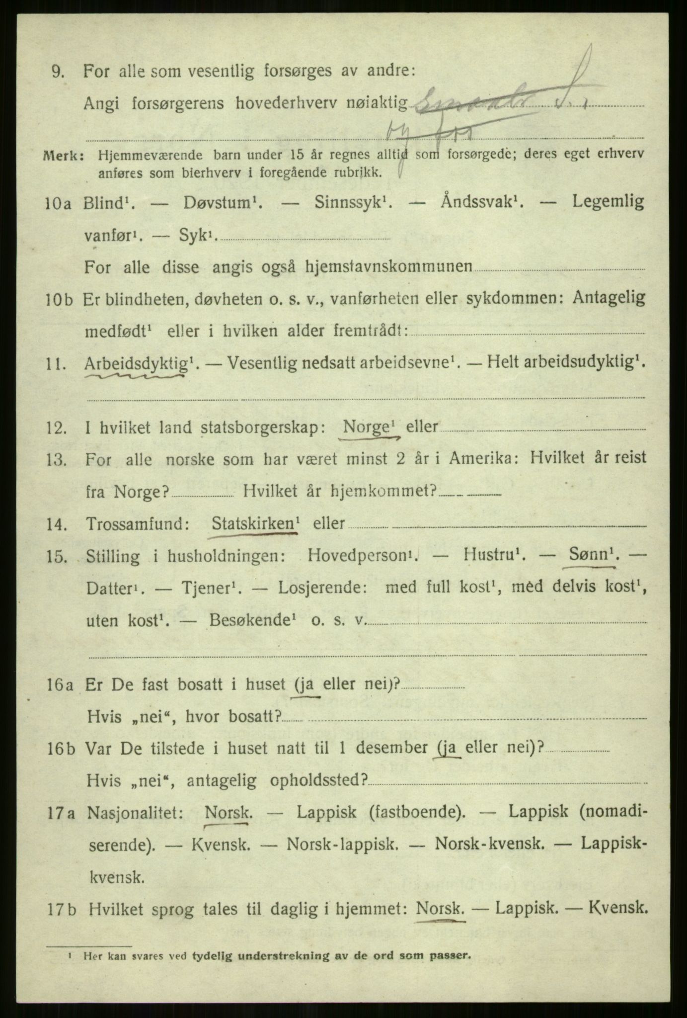SATØ, 1920 census for Tromsøysund, 1920, p. 10779