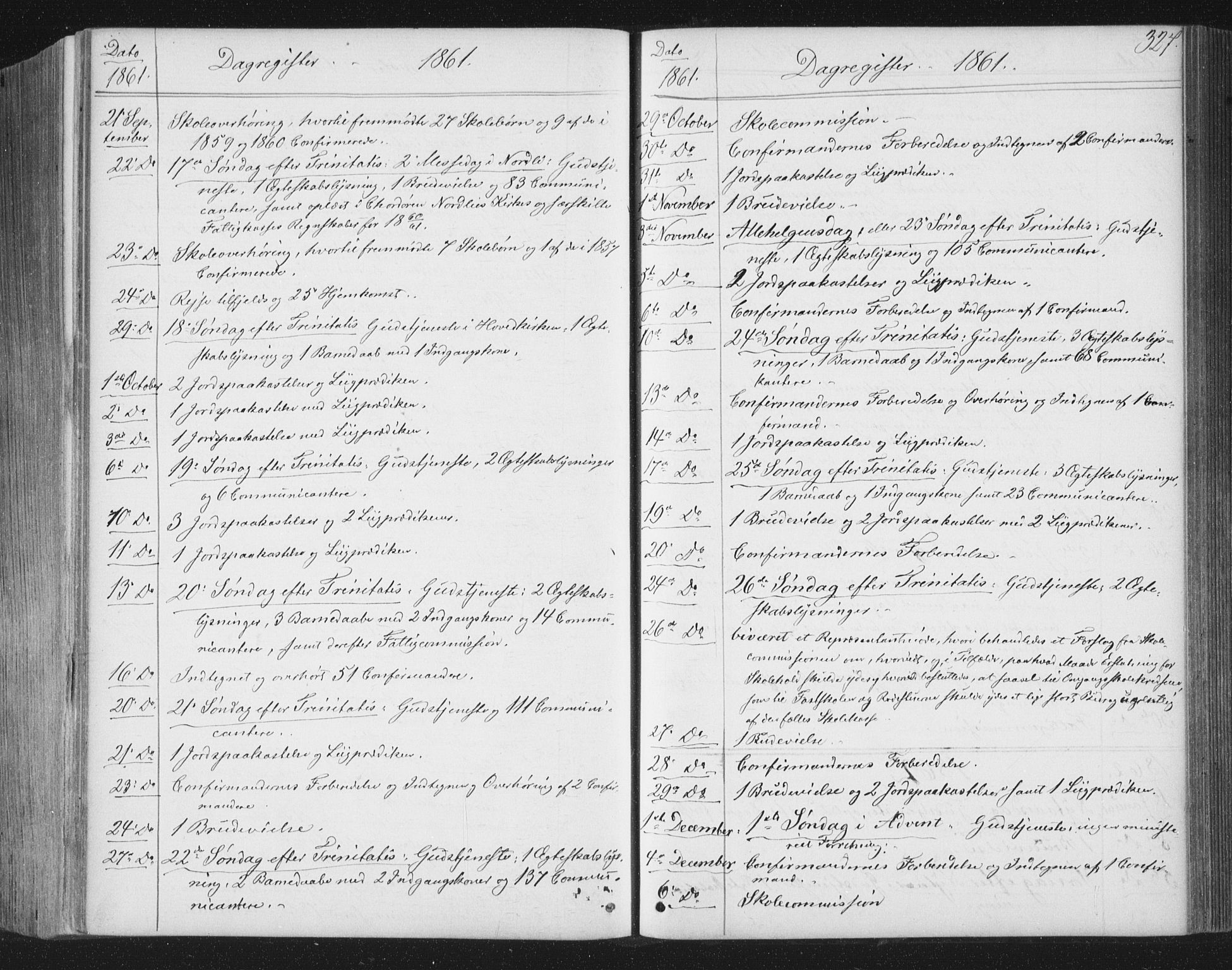 Ministerialprotokoller, klokkerbøker og fødselsregistre - Nord-Trøndelag, SAT/A-1458/749/L0472: Parish register (official) no. 749A06, 1857-1873, p. 327