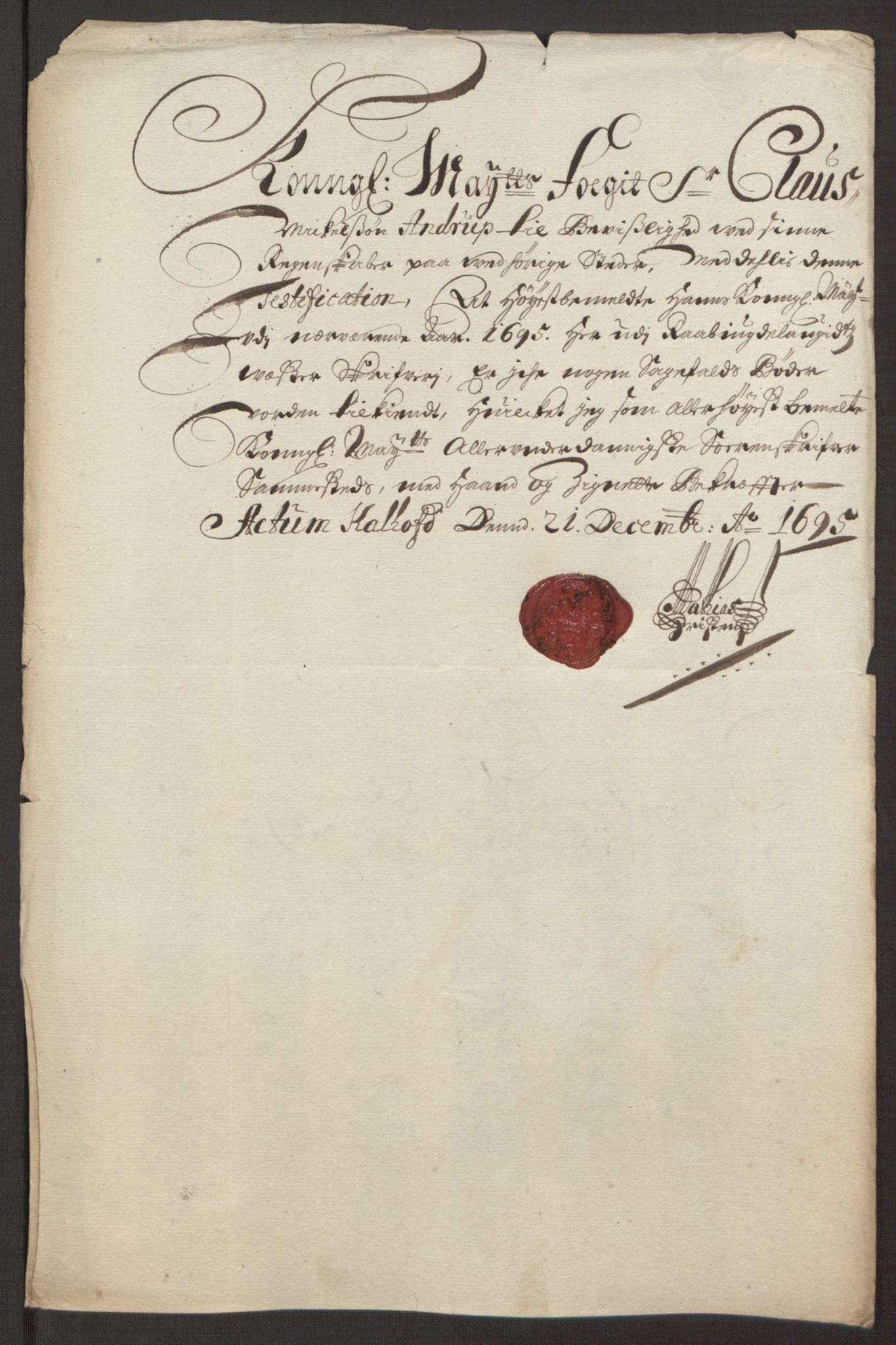 Rentekammeret inntil 1814, Reviderte regnskaper, Fogderegnskap, RA/EA-4092/R40/L2444: Fogderegnskap Råbyggelag, 1693-1696, p. 229