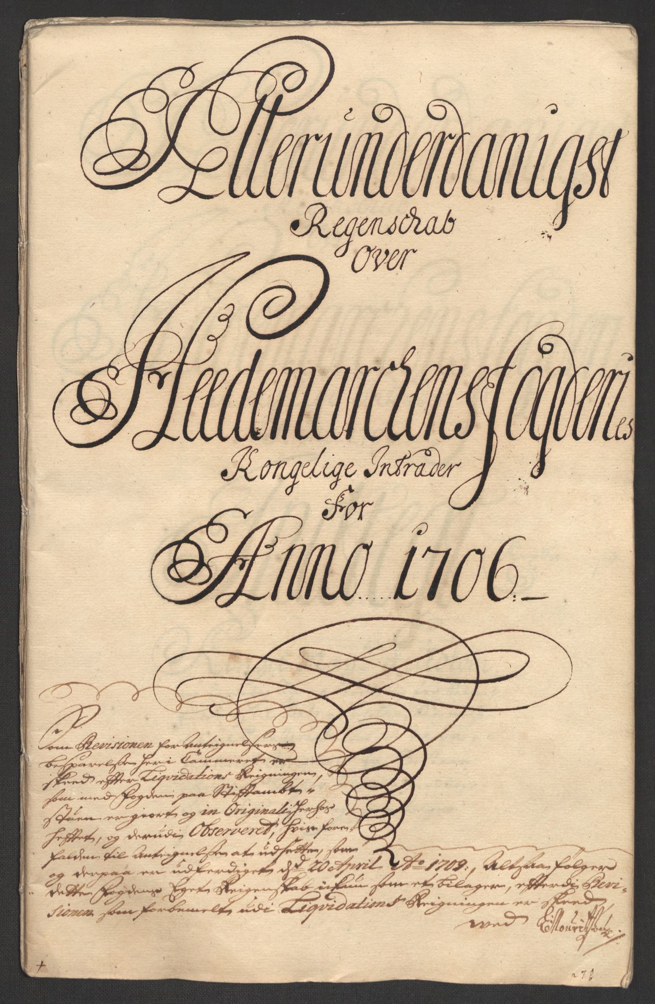 Rentekammeret inntil 1814, Reviderte regnskaper, Fogderegnskap, RA/EA-4092/R16/L1043: Fogderegnskap Hedmark, 1706-1707, p. 3