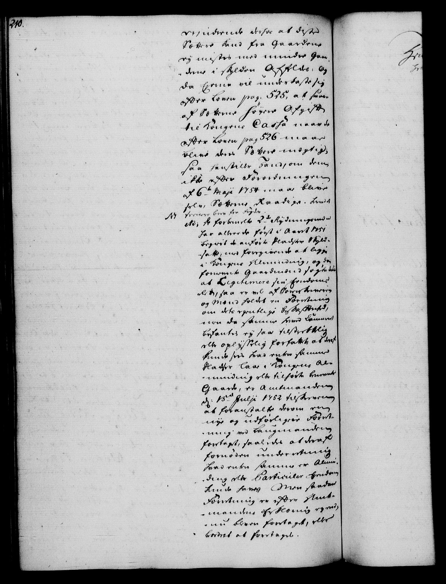 Rentekammeret, Kammerkanselliet, RA/EA-3111/G/Gh/Gha/L0034: Norsk ekstraktmemorialprotokoll (merket RK 53.79), 1756-1759, p. 210