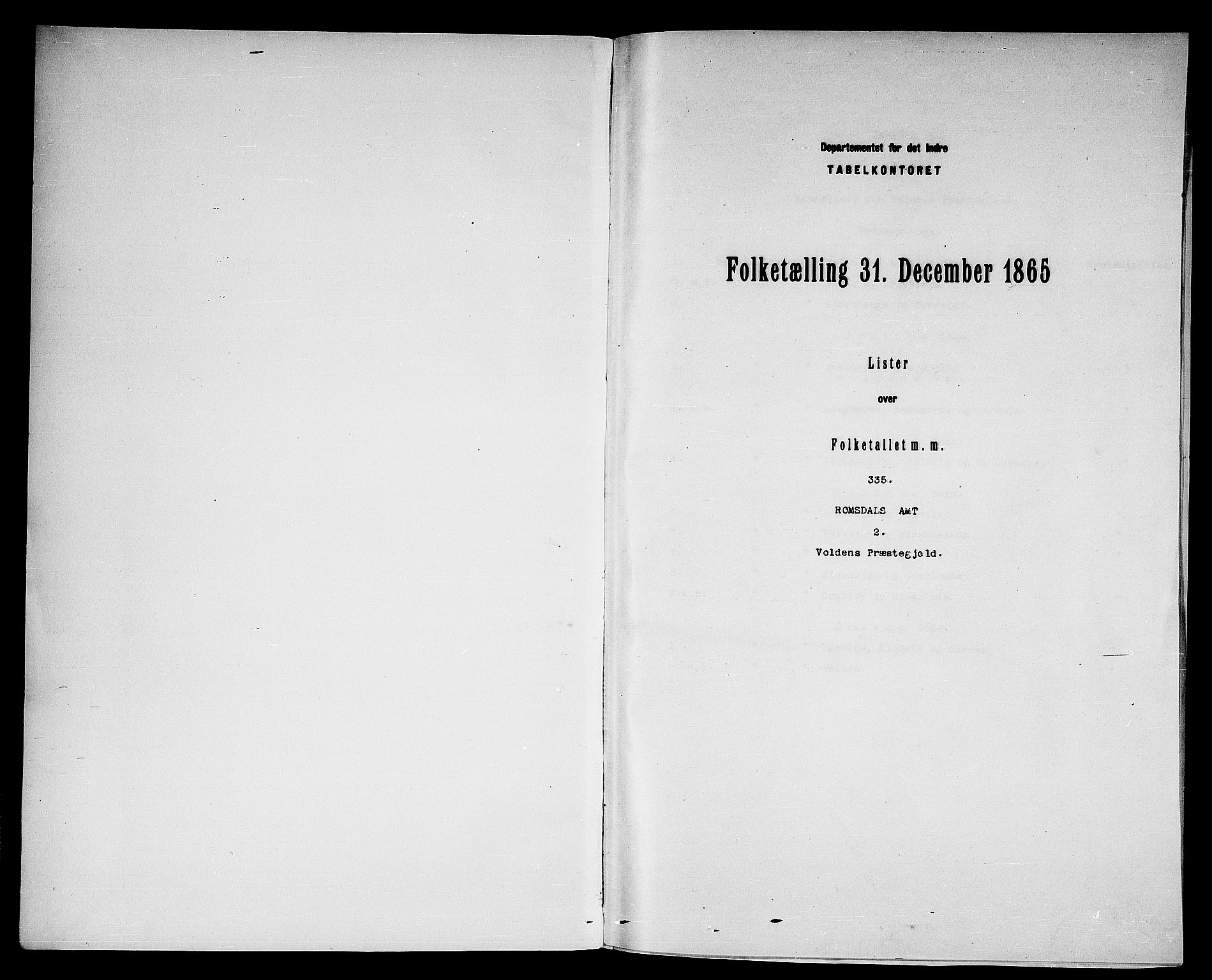 RA, 1865 census for Volda, 1865, p. 3