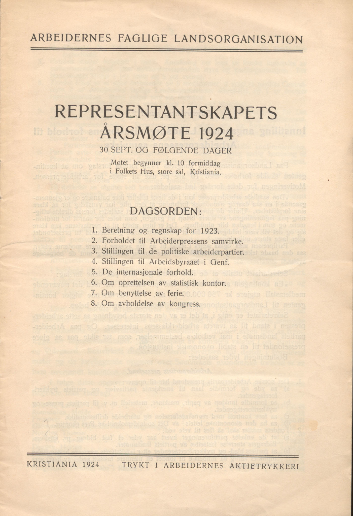 Landsorganisasjonen i Norge, AAB/ARK-1579, 1911-1953, p. 15