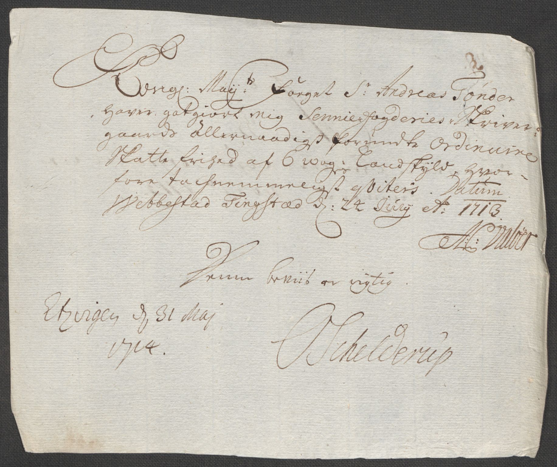 Rentekammeret inntil 1814, Reviderte regnskaper, Fogderegnskap, AV/RA-EA-4092/R68/L4759: Fogderegnskap Senja og Troms, 1713, p. 192