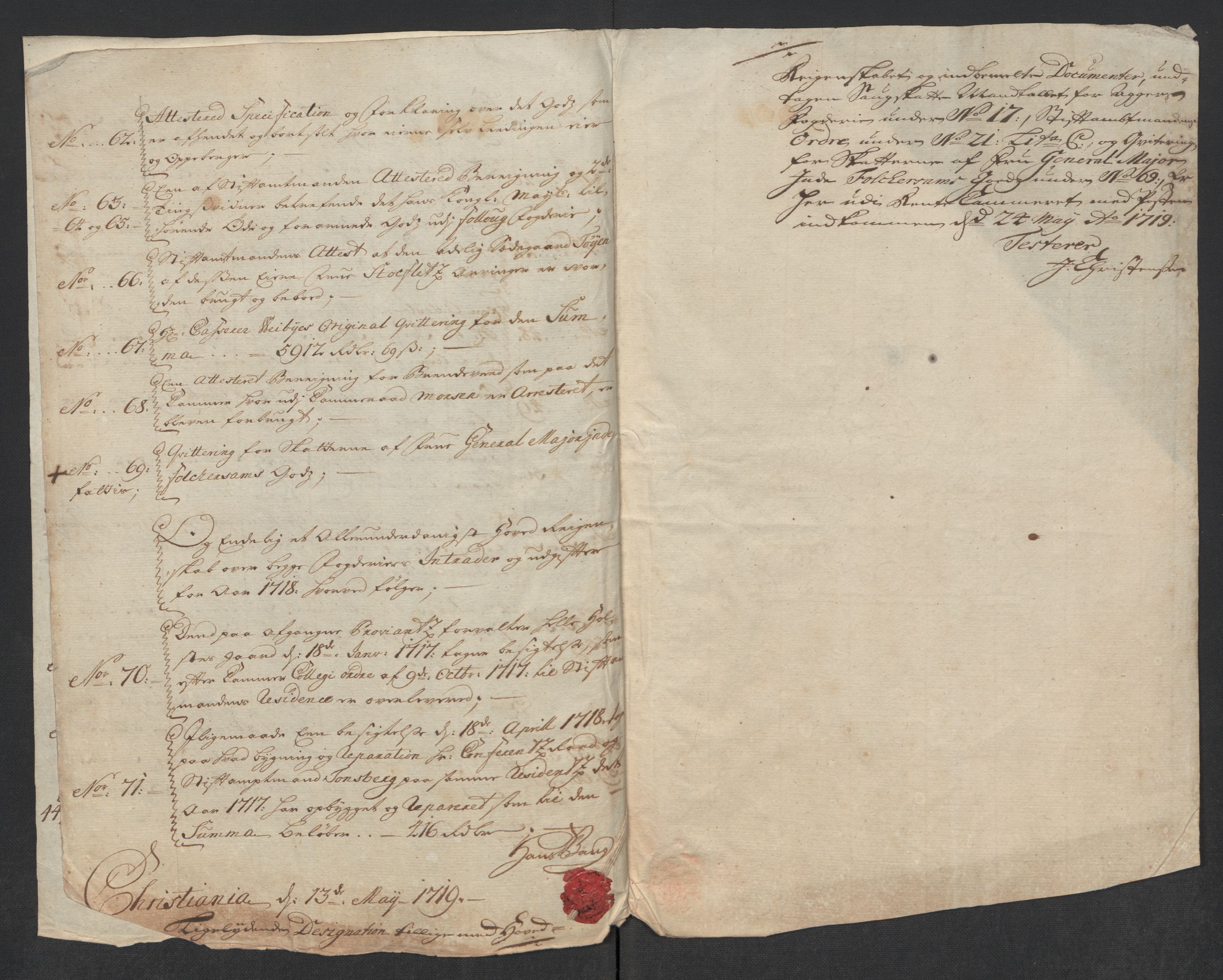 Rentekammeret inntil 1814, Reviderte regnskaper, Fogderegnskap, AV/RA-EA-4092/R10/L0456: Fogderegnskap Aker og Follo, 1718, p. 20