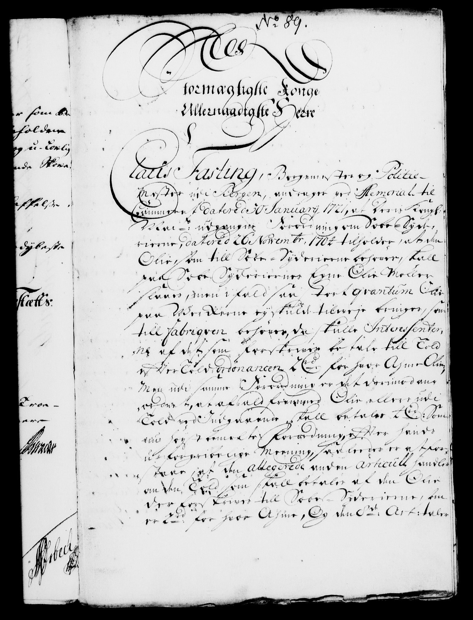 Rentekammeret, Kammerkanselliet, RA/EA-3111/G/Gf/Gfa/L0004: Norsk relasjons- og resolusjonsprotokoll (merket RK 52.4), 1721, p. 685