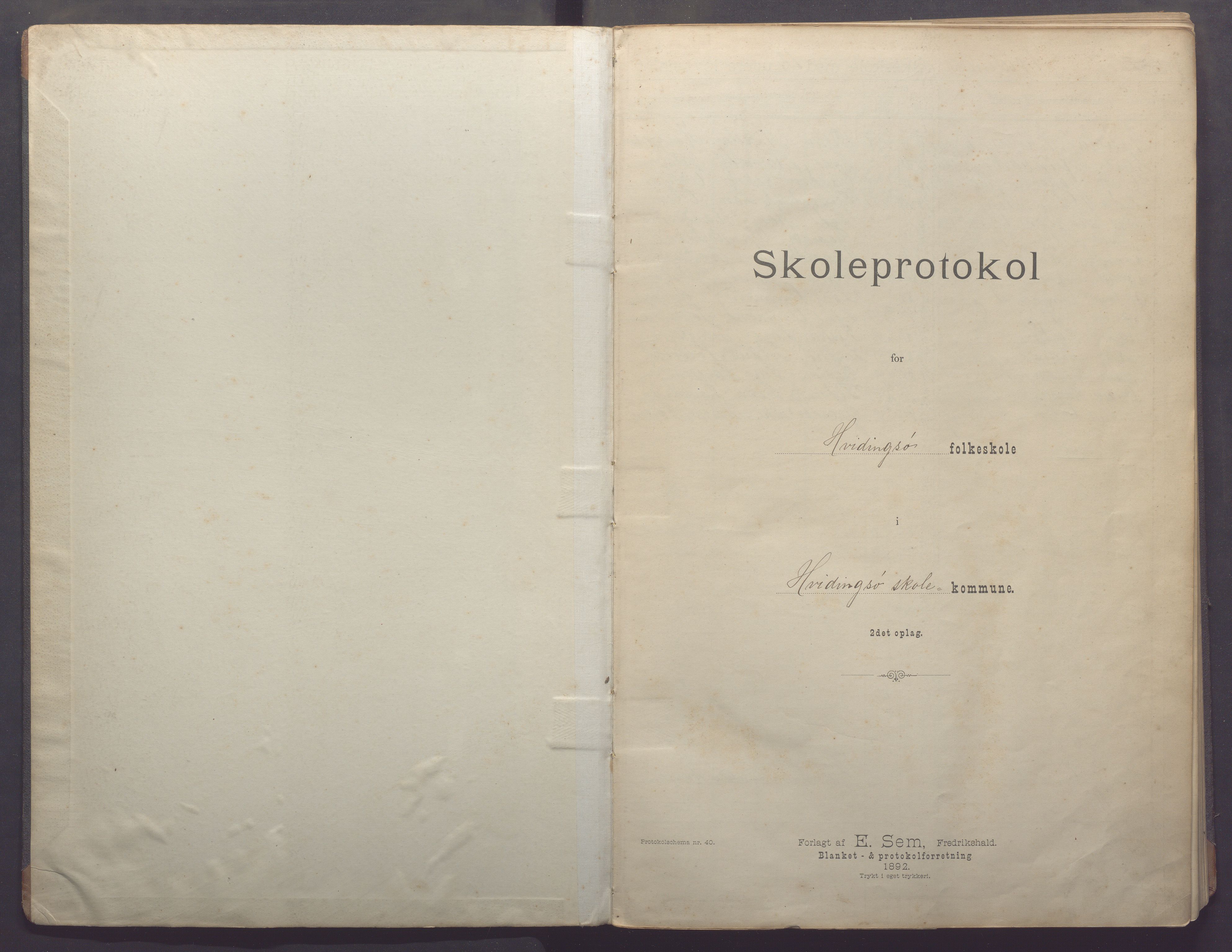 Kvitsøy kommune - Skolestyret, IKAR/K-100574/H/L0002: Skoleprotokoll, 1897-1909, p. 2