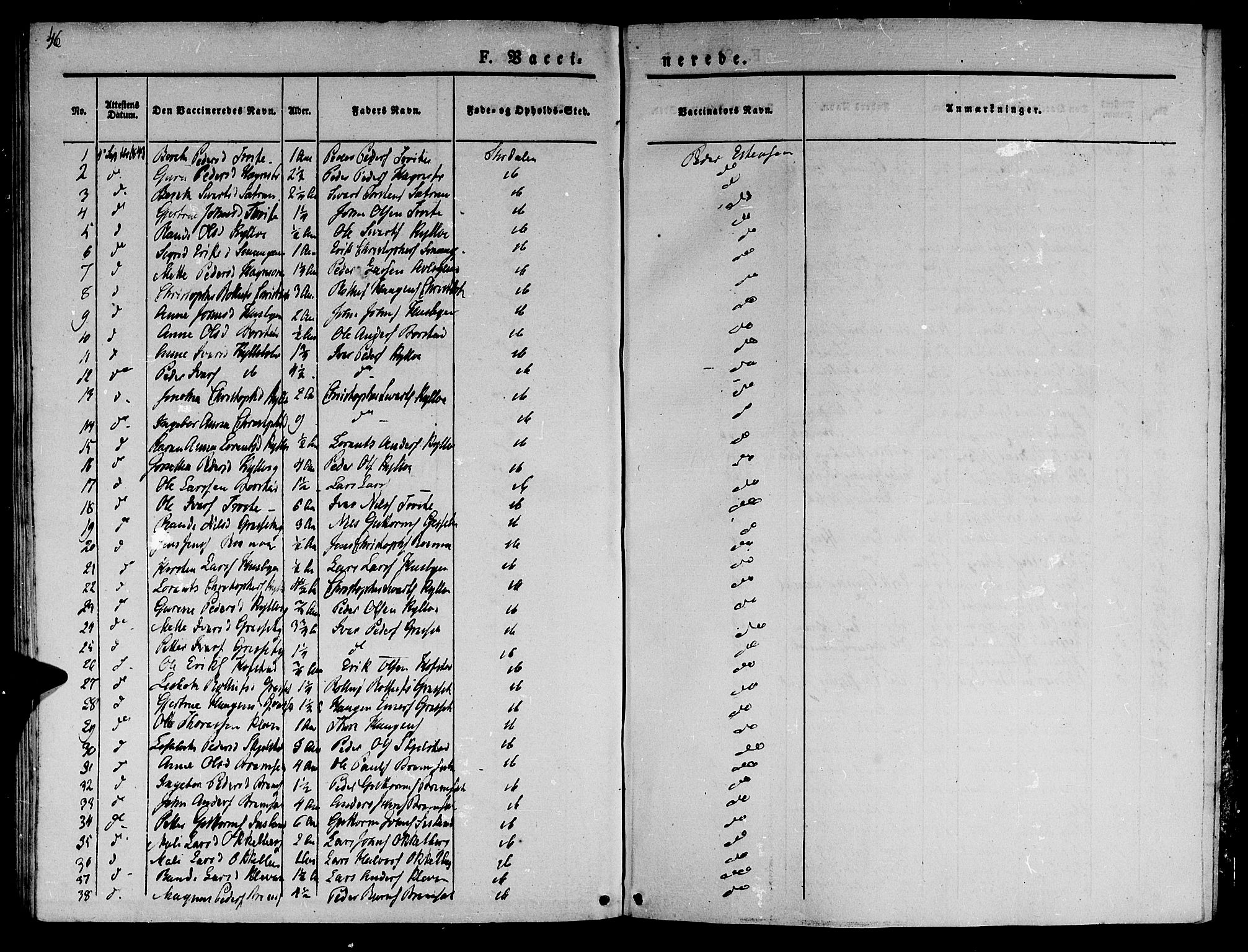Ministerialprotokoller, klokkerbøker og fødselsregistre - Nord-Trøndelag, SAT/A-1458/709/L0073: Parish register (official) no. 709A13, 1841-1844, p. 46