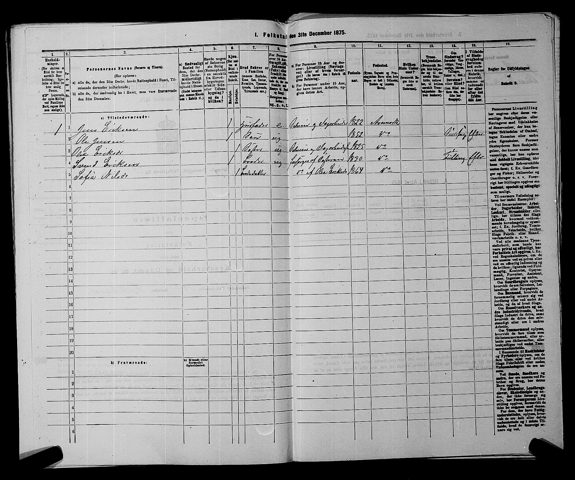 RA, 1875 census for 0118P Aremark, 1875, p. 344