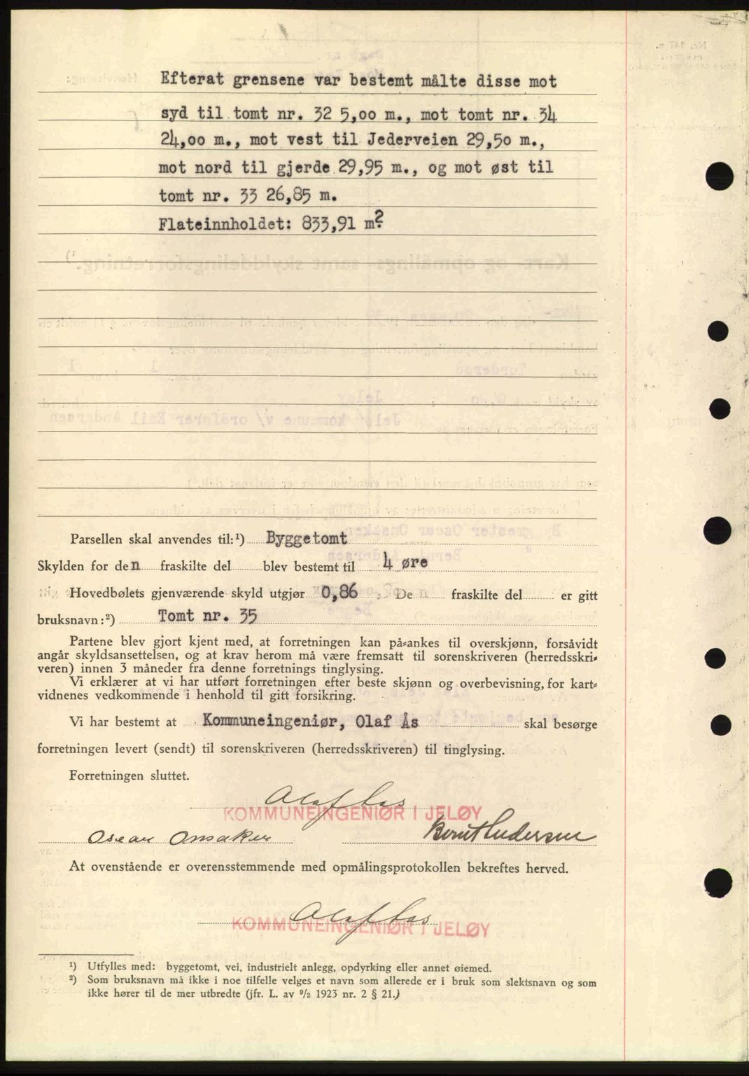 Moss sorenskriveri, SAO/A-10168: Mortgage book no. A5, 1938-1939, Diary no: : 685/1939