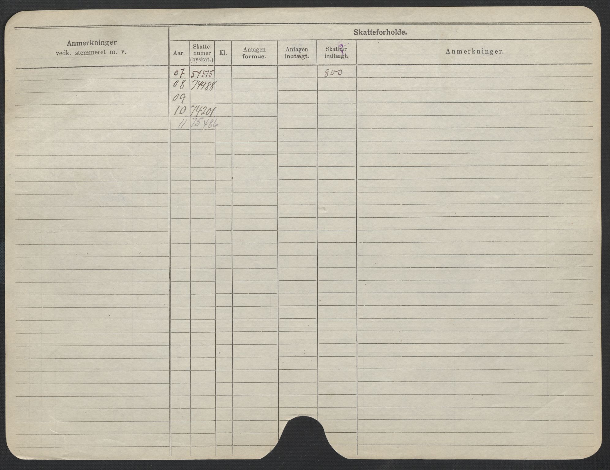 Oslo folkeregister, Registerkort, SAO/A-11715/F/Fa/Fac/L0011: Menn, 1906-1914, p. 976b