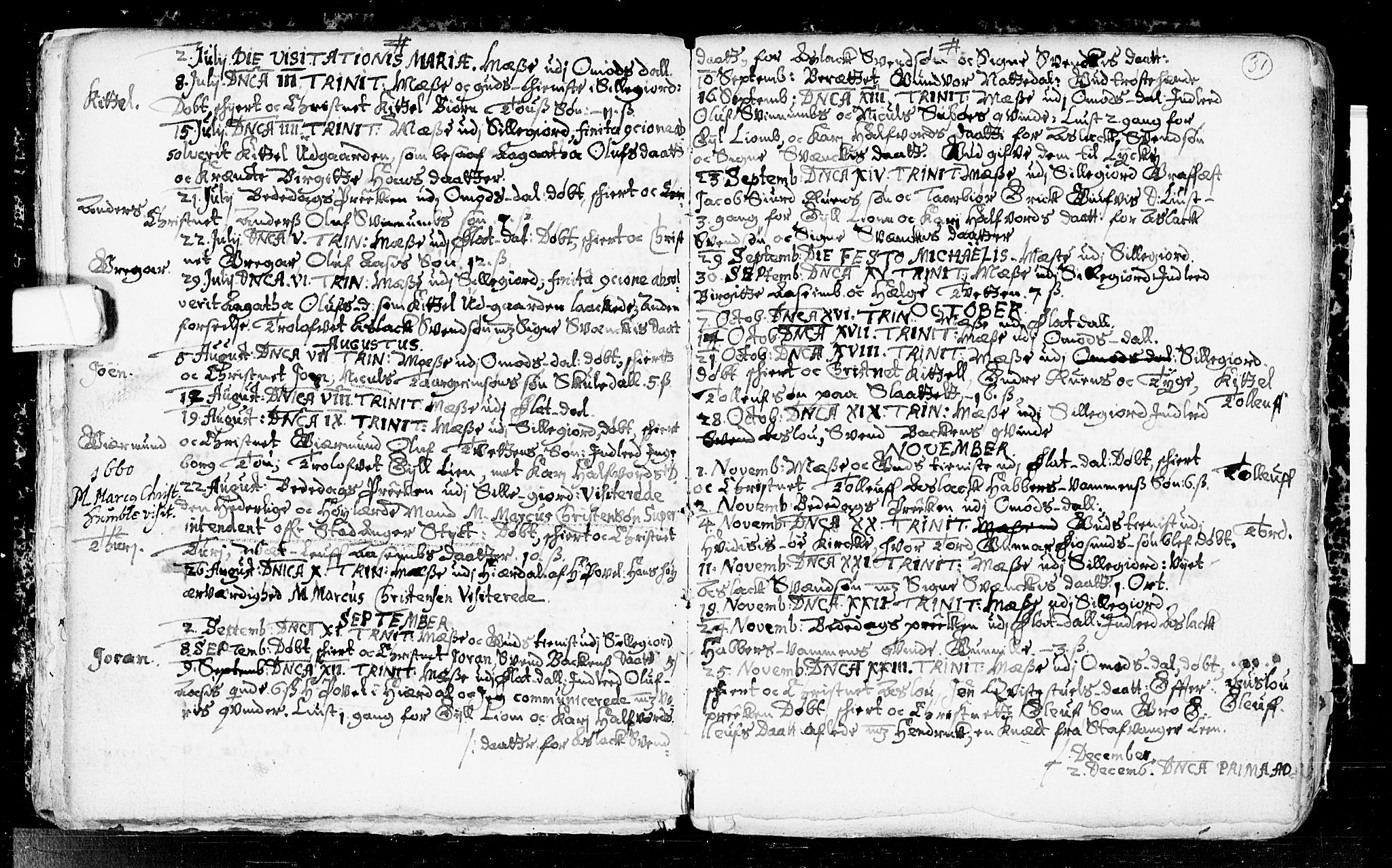 Seljord kirkebøker, SAKO/A-20/F/Fa/L0001: Parish register (official) no. I 1, 1654-1686, p. 31