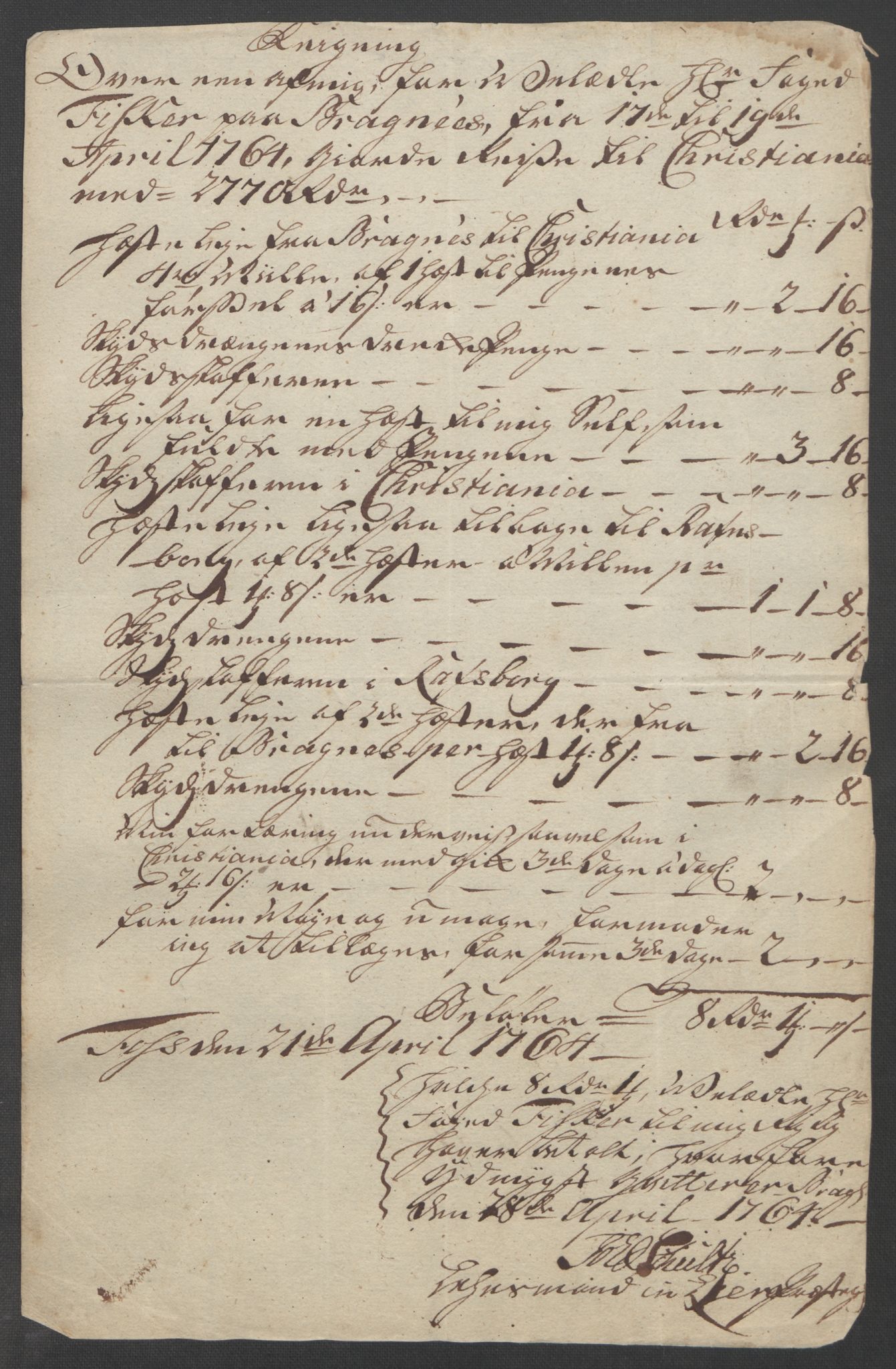 Rentekammeret inntil 1814, Reviderte regnskaper, Fogderegnskap, AV/RA-EA-4092/R31/L1833: Ekstraskatten Hurum, Røyken, Eiker, Lier og Buskerud, 1762-1764, p. 237