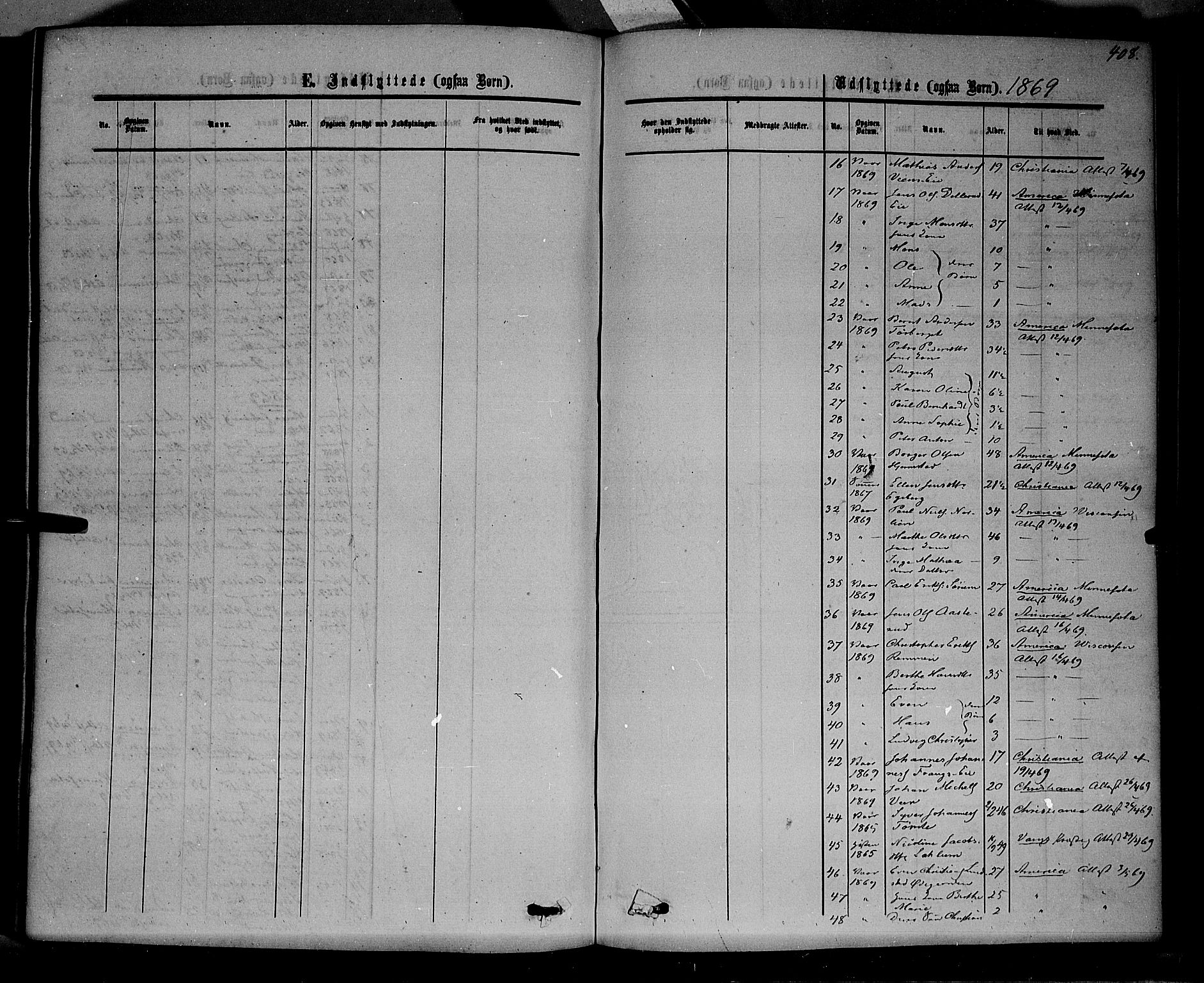 Stange prestekontor, SAH/PREST-002/K/L0013: Parish register (official) no. 13, 1862-1879, p. 408