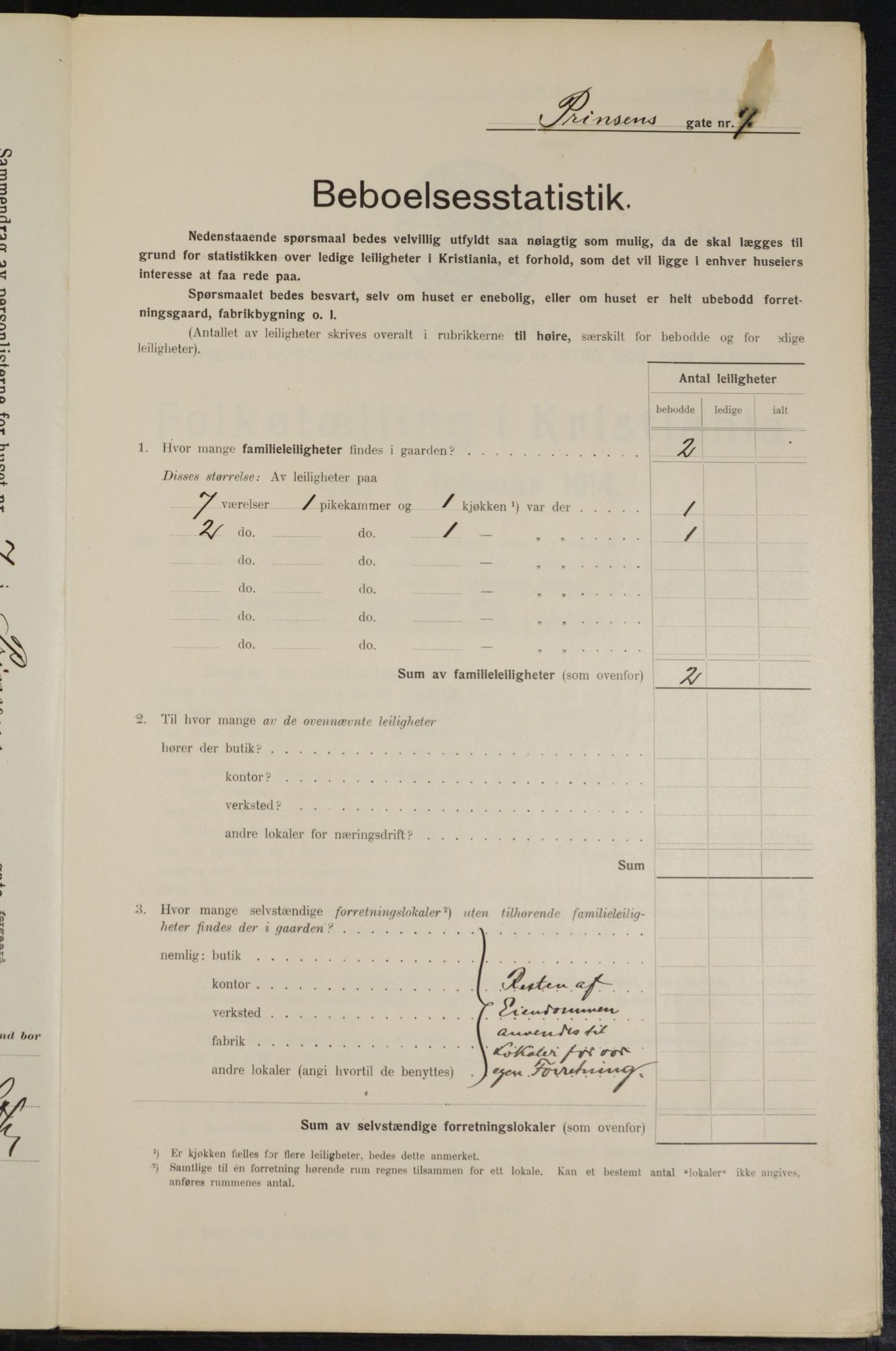 OBA, Municipal Census 1914 for Kristiania, 1914, p. 81294