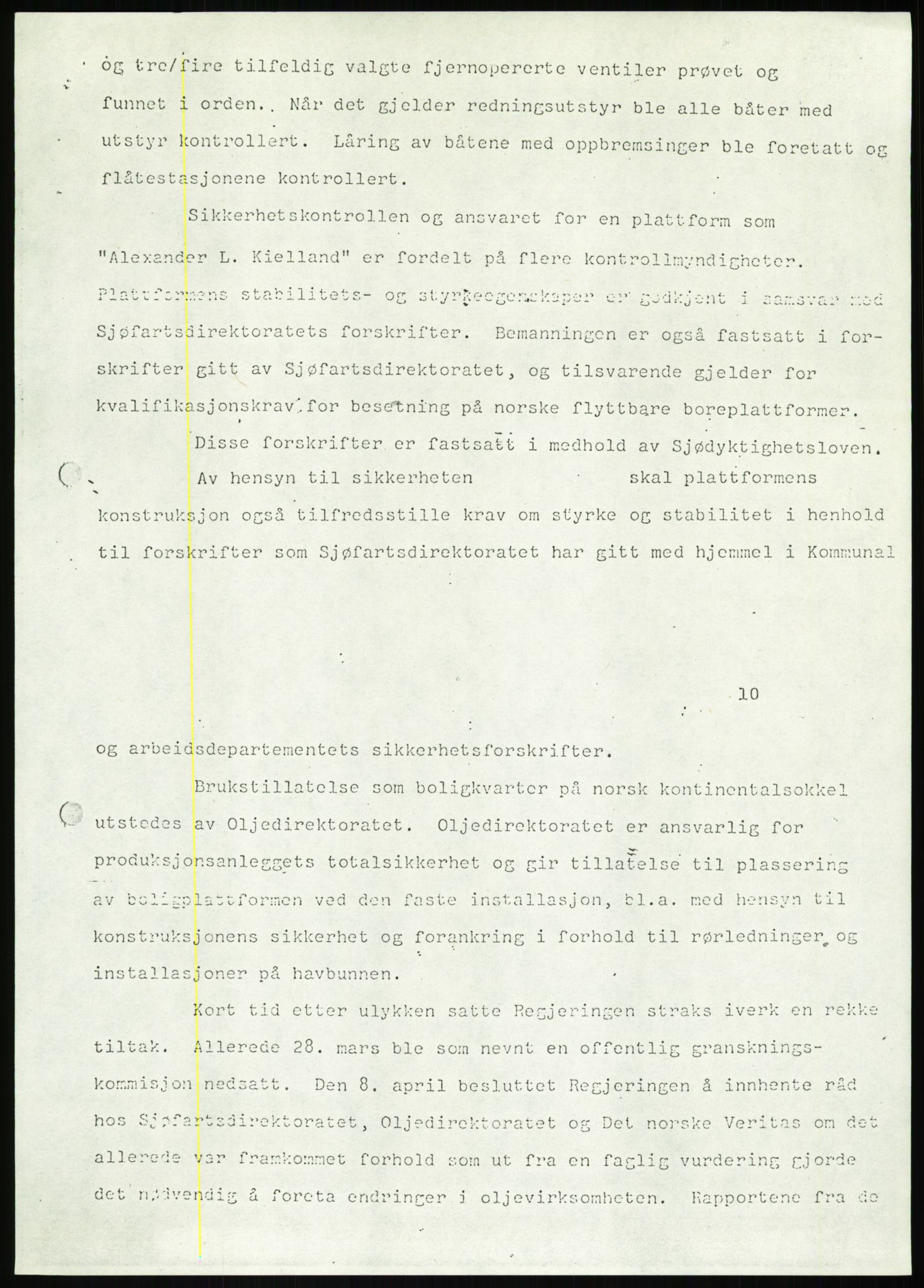 Justisdepartementet, Granskningskommisjonen ved Alexander Kielland-ulykken 27.3.1980, AV/RA-S-1165/D/L0013: H Sjøfartsdirektoratet og Skipskontrollen (H25-H43, H45, H47-H48, H50, H52)/I Det norske Veritas (I34, I41, I47), 1980-1981, p. 33