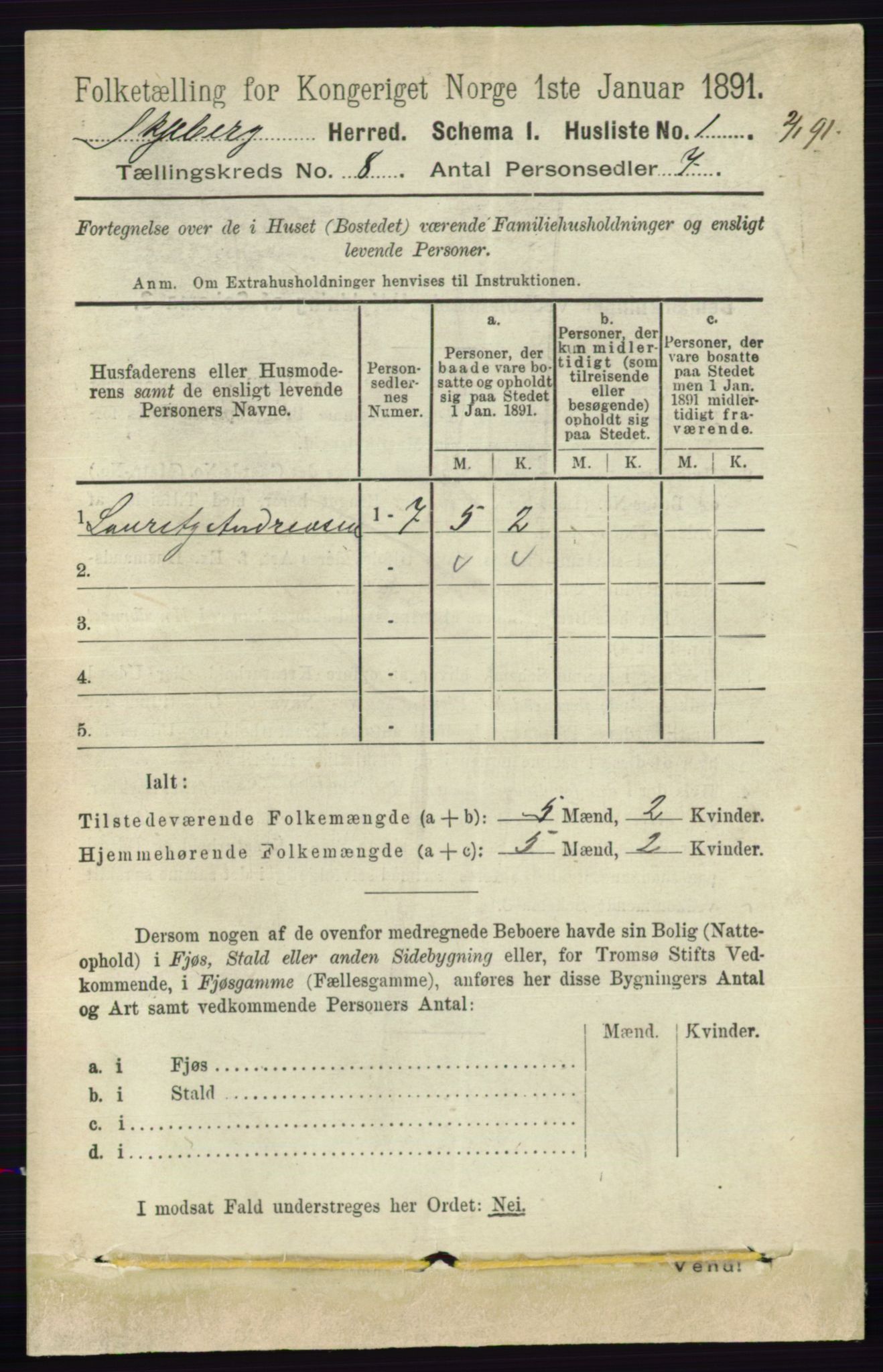 RA, 1891 census for 0115 Skjeberg, 1891, p. 3870