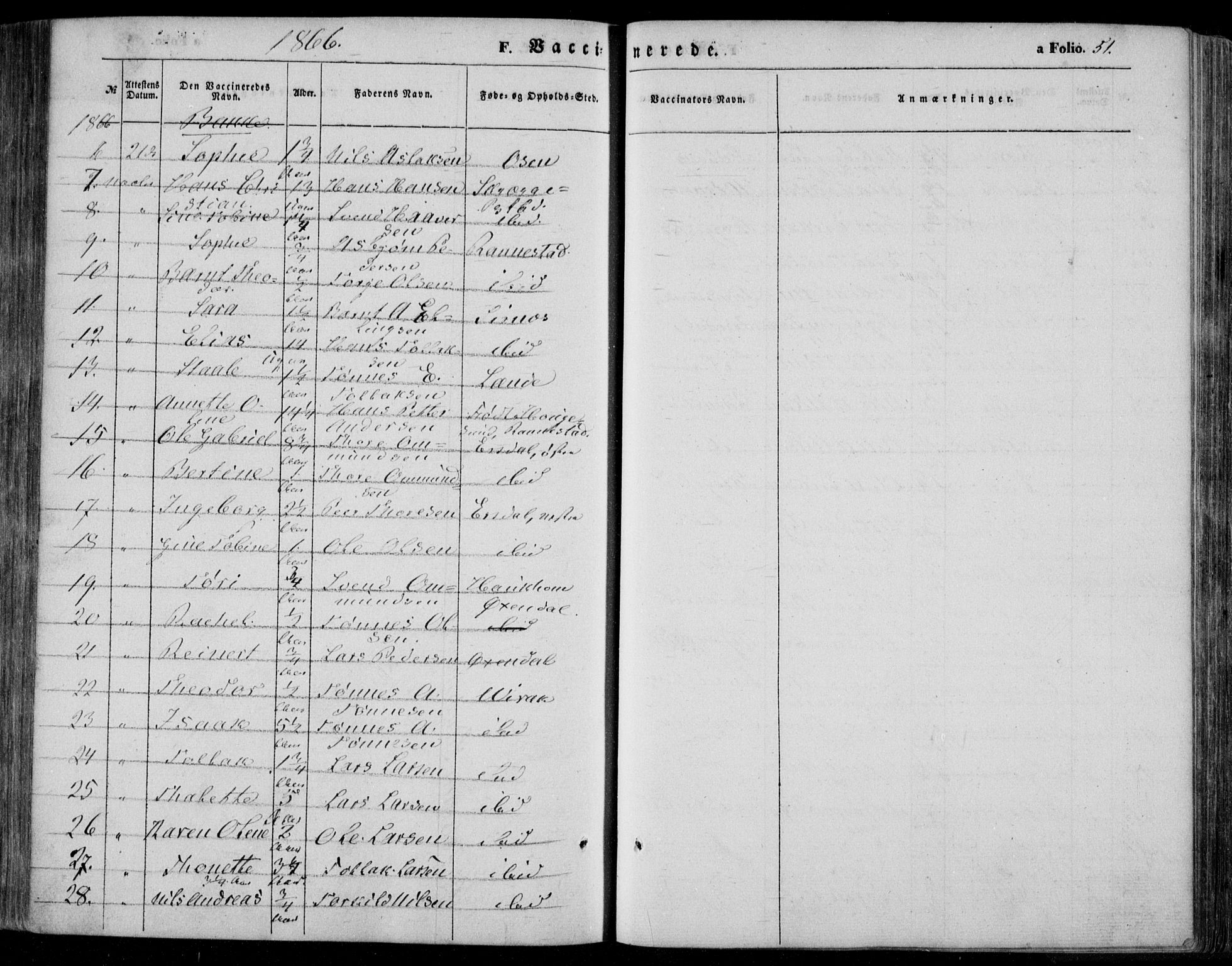 Bakke sokneprestkontor, SAK/1111-0002/F/Fa/Faa/L0005: Parish register (official) no. A 5, 1847-1855, p. 51