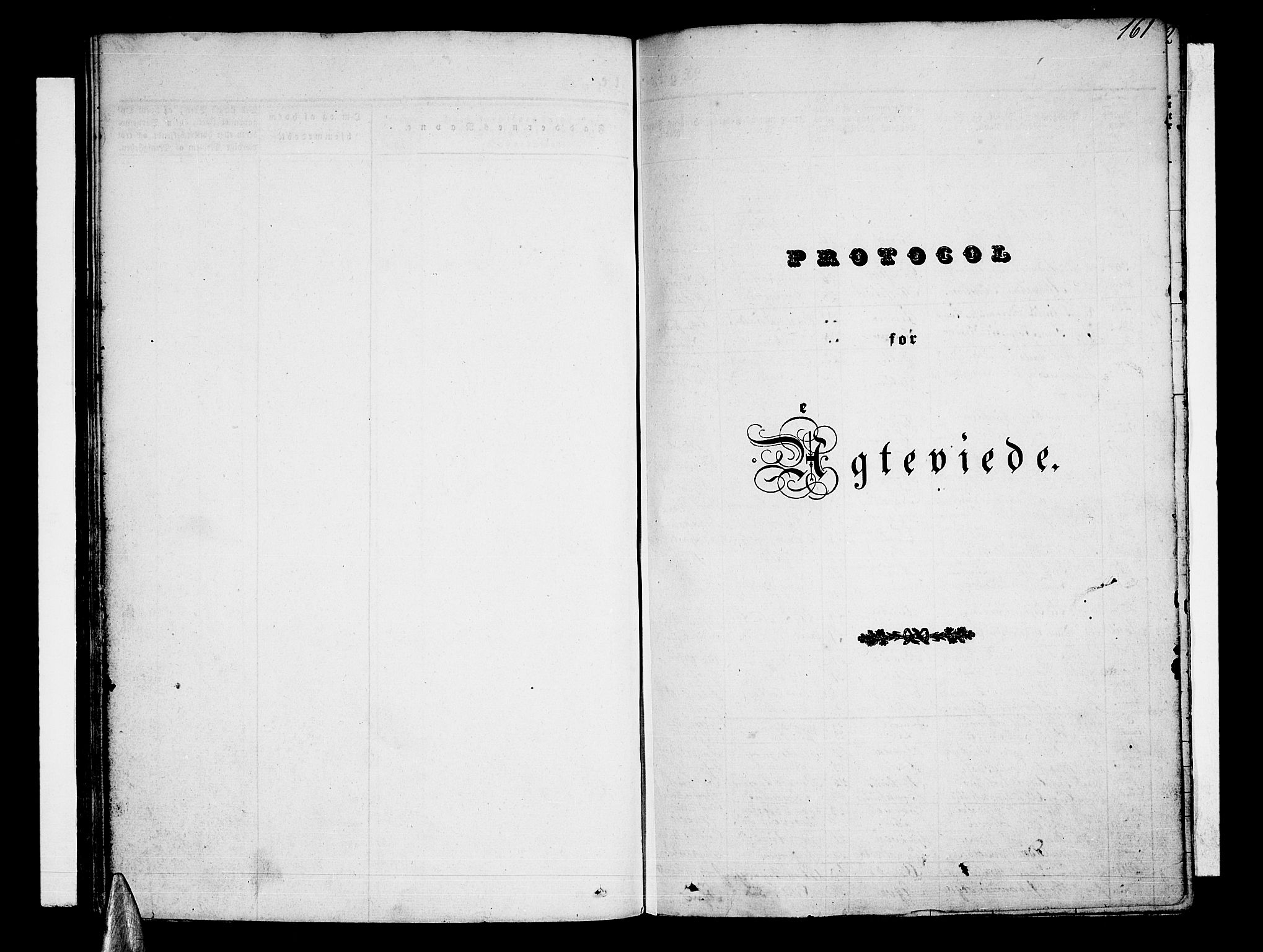 Voss sokneprestembete, SAB/A-79001/H/Haa: Parish register (official) no. A 13, 1836-1851, p. 161