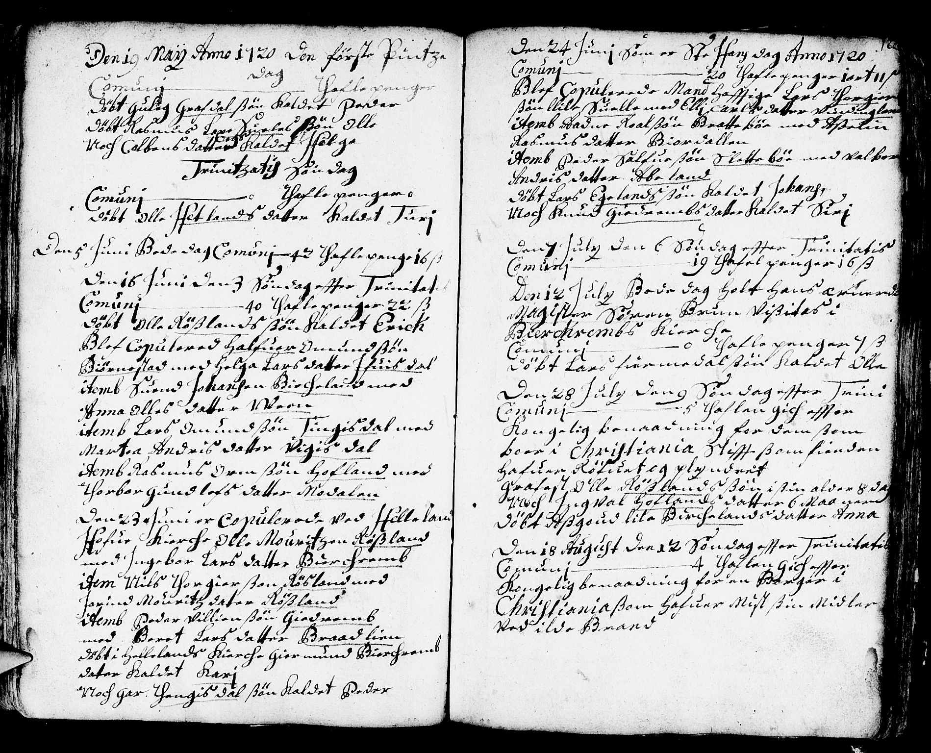 Helleland sokneprestkontor, SAST/A-101810: Parish register (official) no. A 1 /2, 1713-1761, p. 122