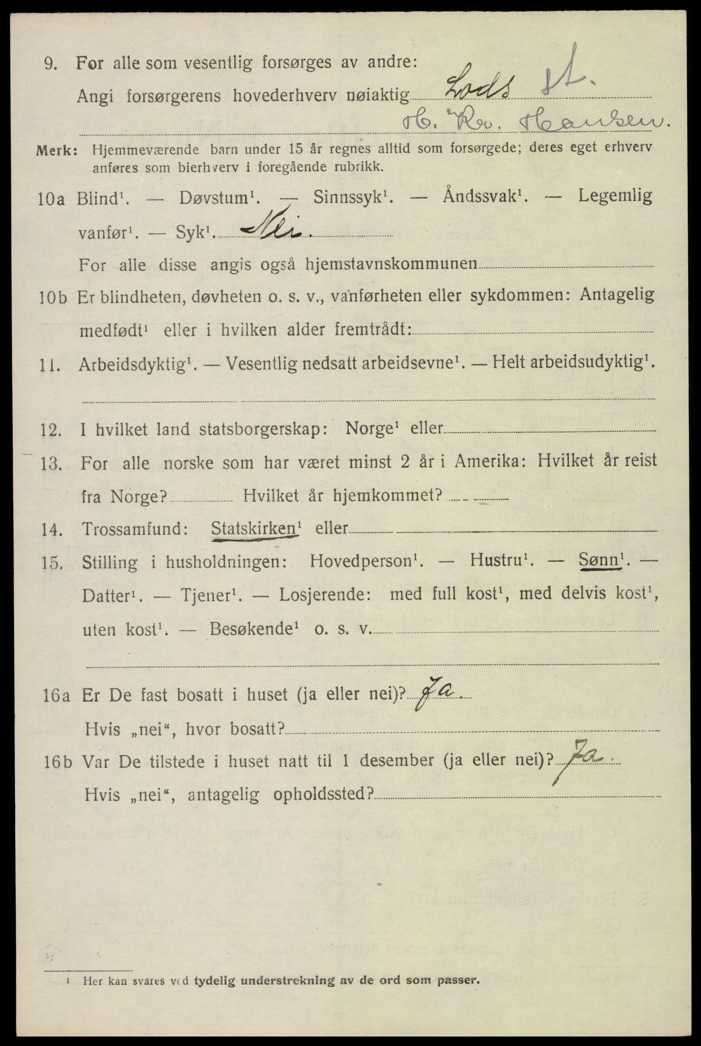 SAKO, 1920 census for Fredriksvern, 1920, p. 984