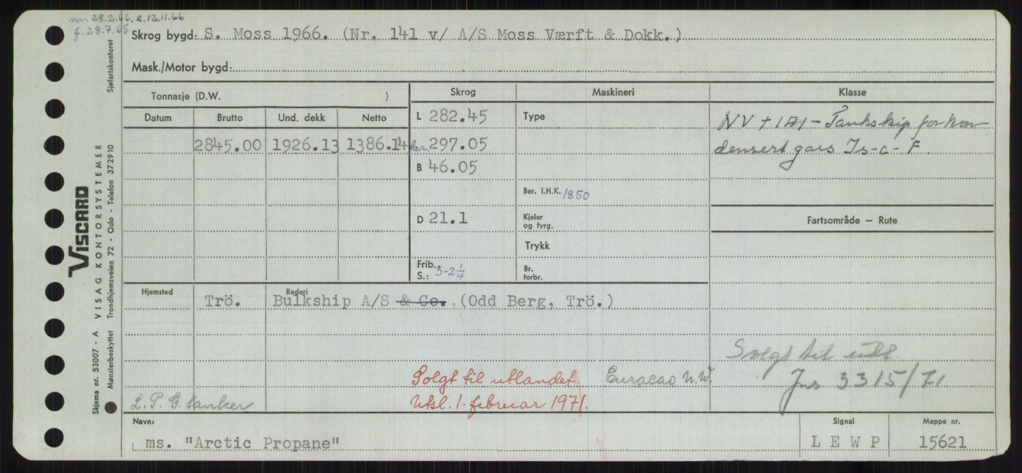 Sjøfartsdirektoratet med forløpere, Skipsmålingen, RA/S-1627/H/Hd/L0002: Fartøy, Apa-Axe, p. 49