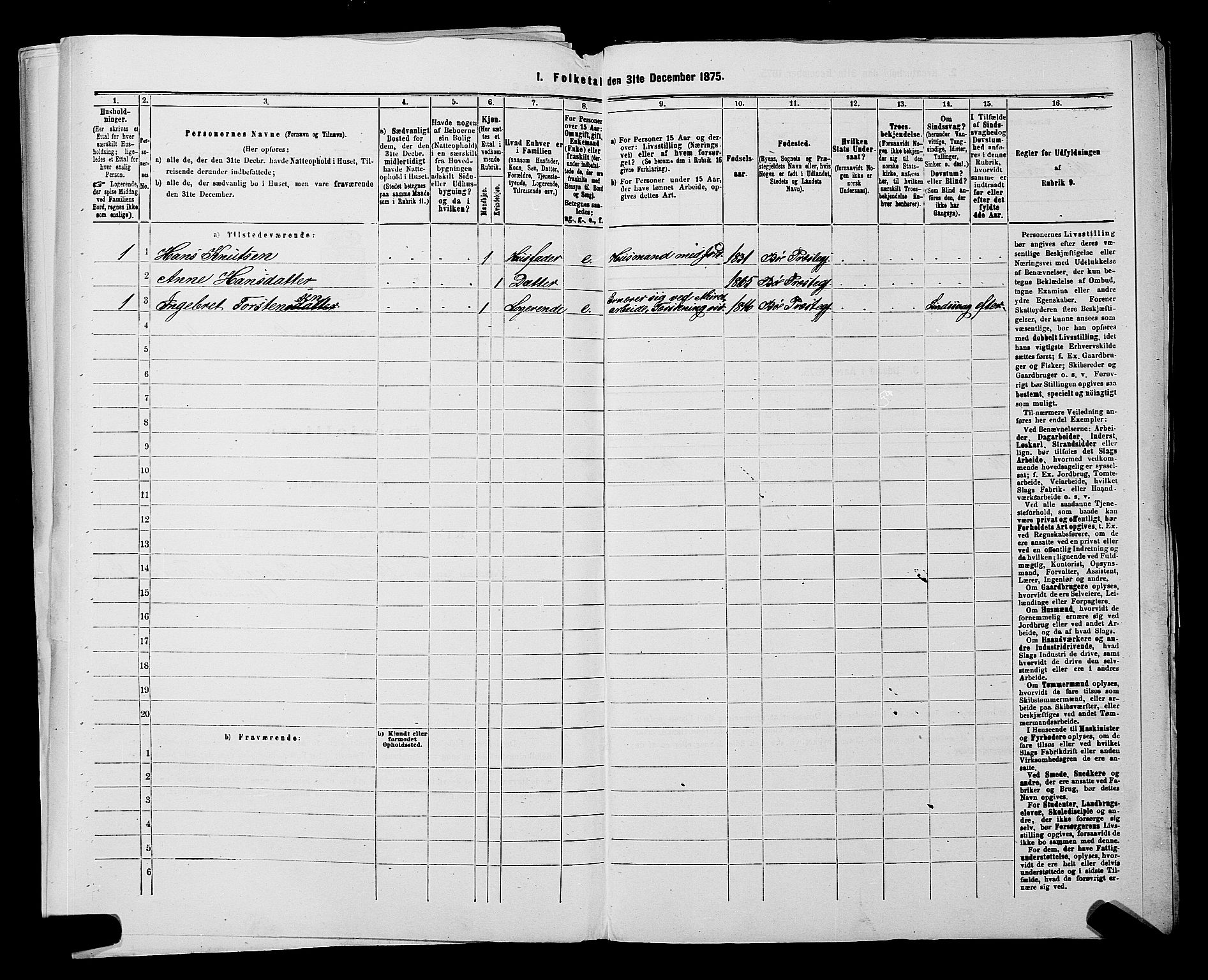 SAKO, 1875 census for 0822P Sauherad, 1875, p. 1500