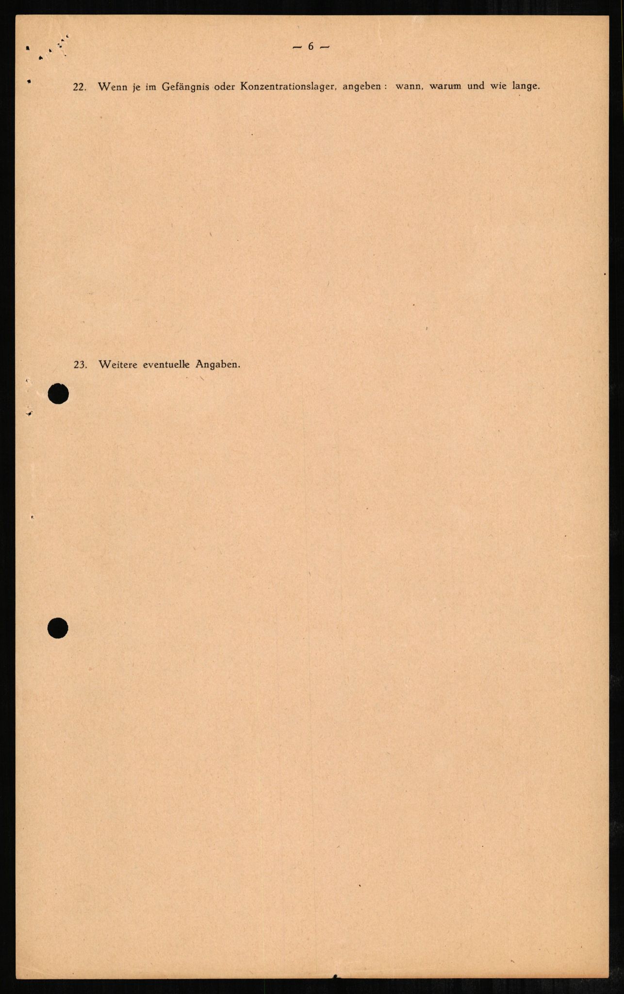 Forsvaret, Forsvarets overkommando II, AV/RA-RAFA-3915/D/Db/L0001: CI Questionaires. Tyske okkupasjonsstyrker i Norge. Tyskere., 1945-1946, p. 84