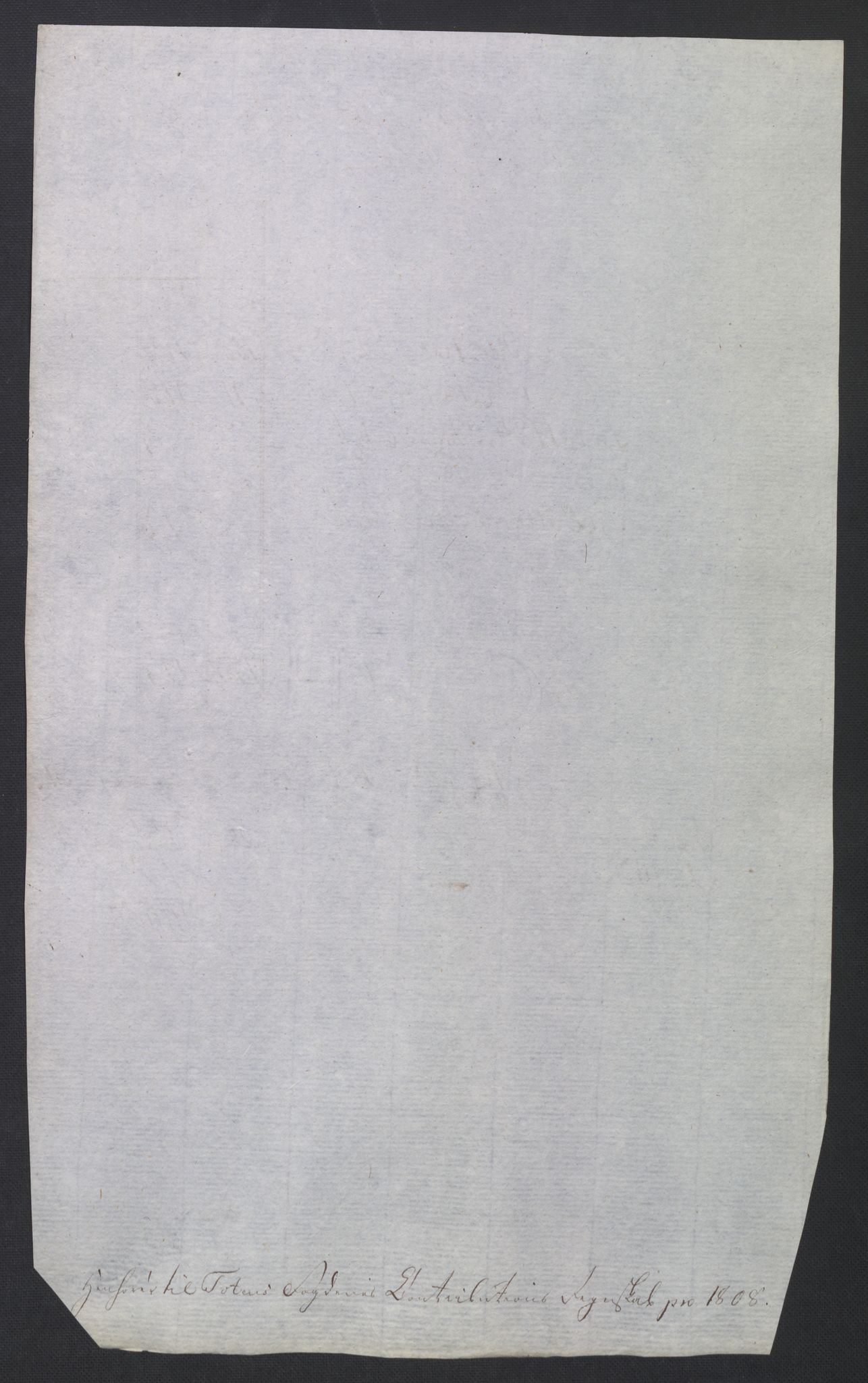 Rentekammeret inntil 1814, Reviderte regnskaper, Fogderegnskap, AV/RA-EA-4092/R19/L1396: Fogderegnskap Toten, Hadeland og Vardal, 1808, p. 431