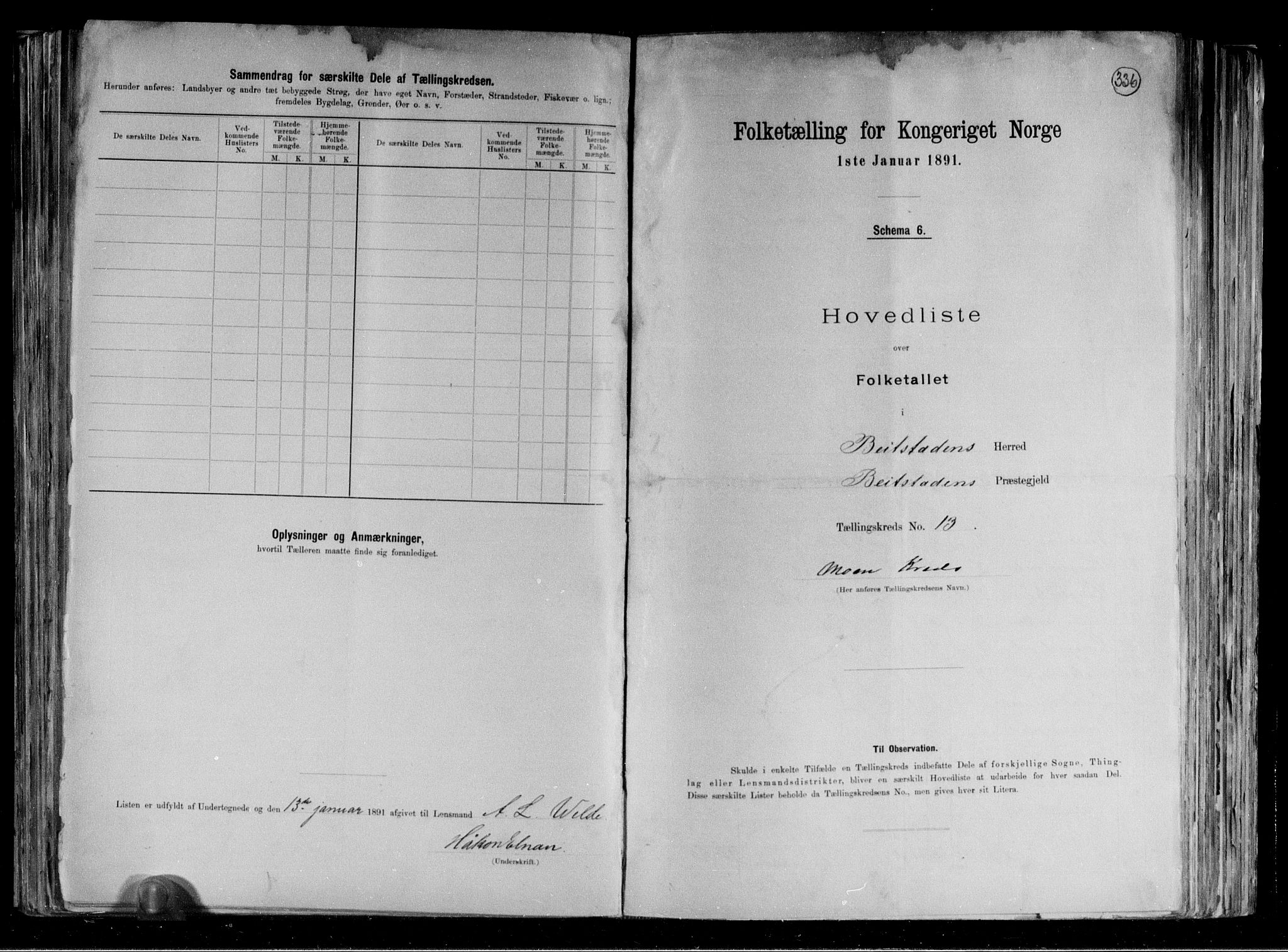 RA, 1891 census for 1727 Beitstad, 1891, p. 33