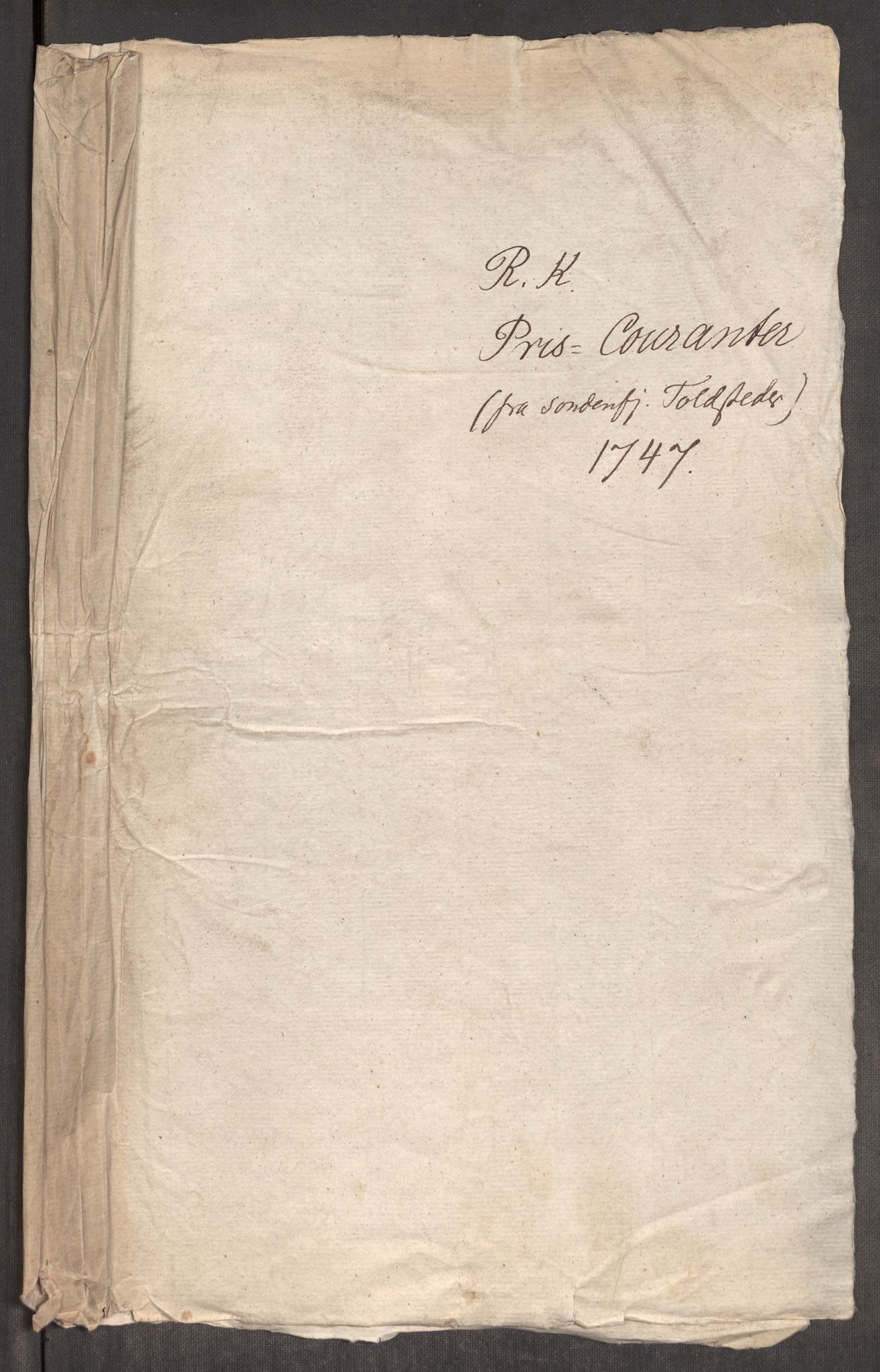 Rentekammeret inntil 1814, Realistisk ordnet avdeling, AV/RA-EA-4070/Oe/L0003: [Ø1]: Priskuranter, 1745-1748, p. 456