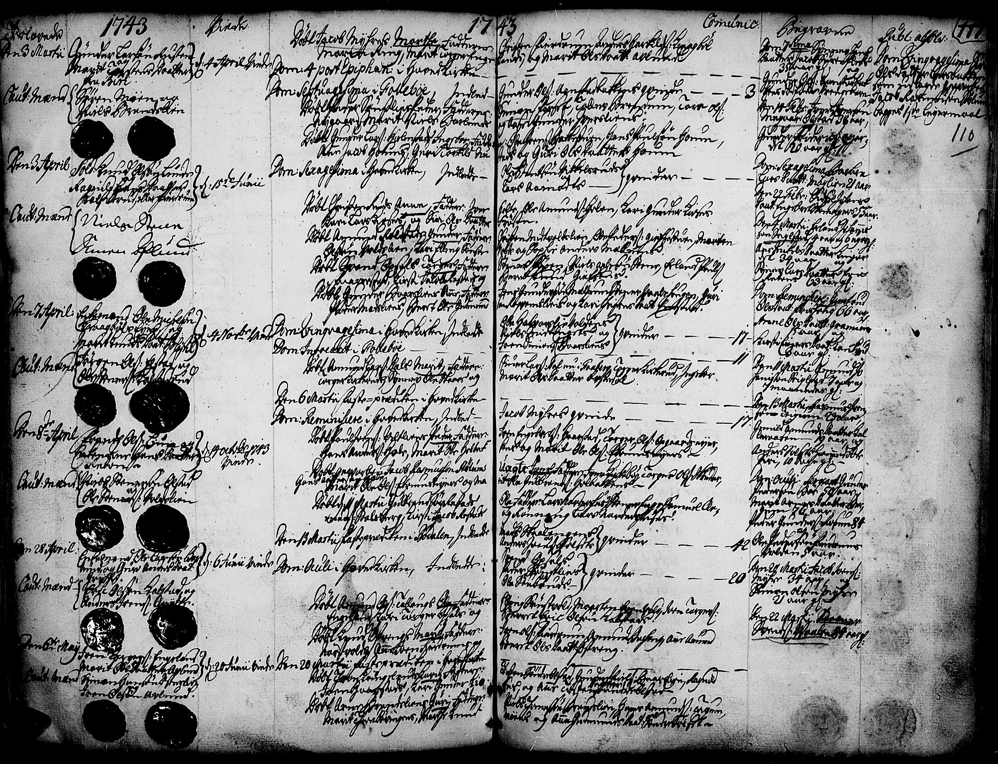 Gausdal prestekontor, SAH/PREST-090/H/Ha/Haa/L0002: Parish register (official) no. 2, 1729-1757, p. 110