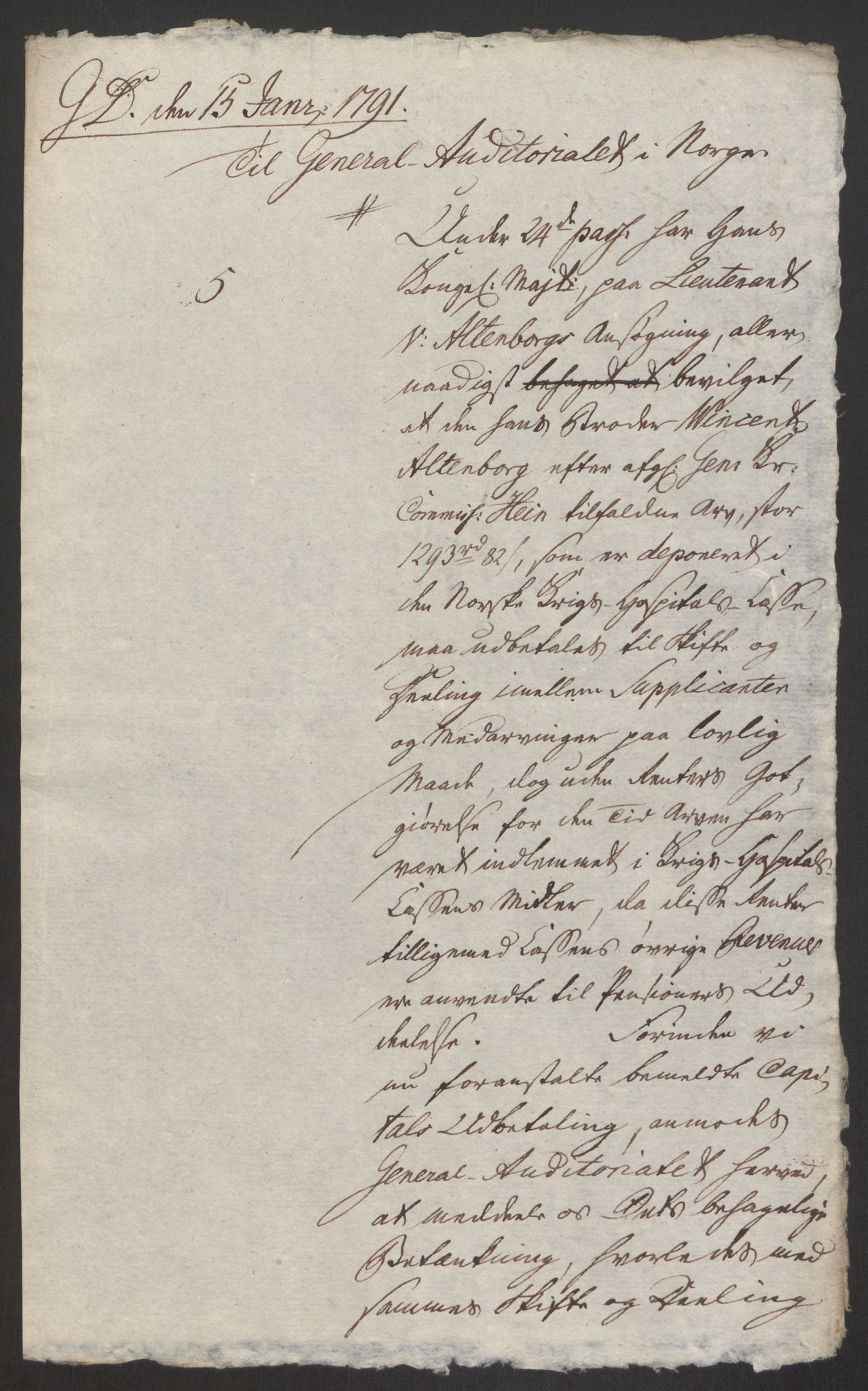 Forsvaret, Den norske kvesthuskasse/krigshospitalkasse, AV/RA-RAFA-1887/F/Fa/L0008: Konsepter, 1790-1793, p. 350