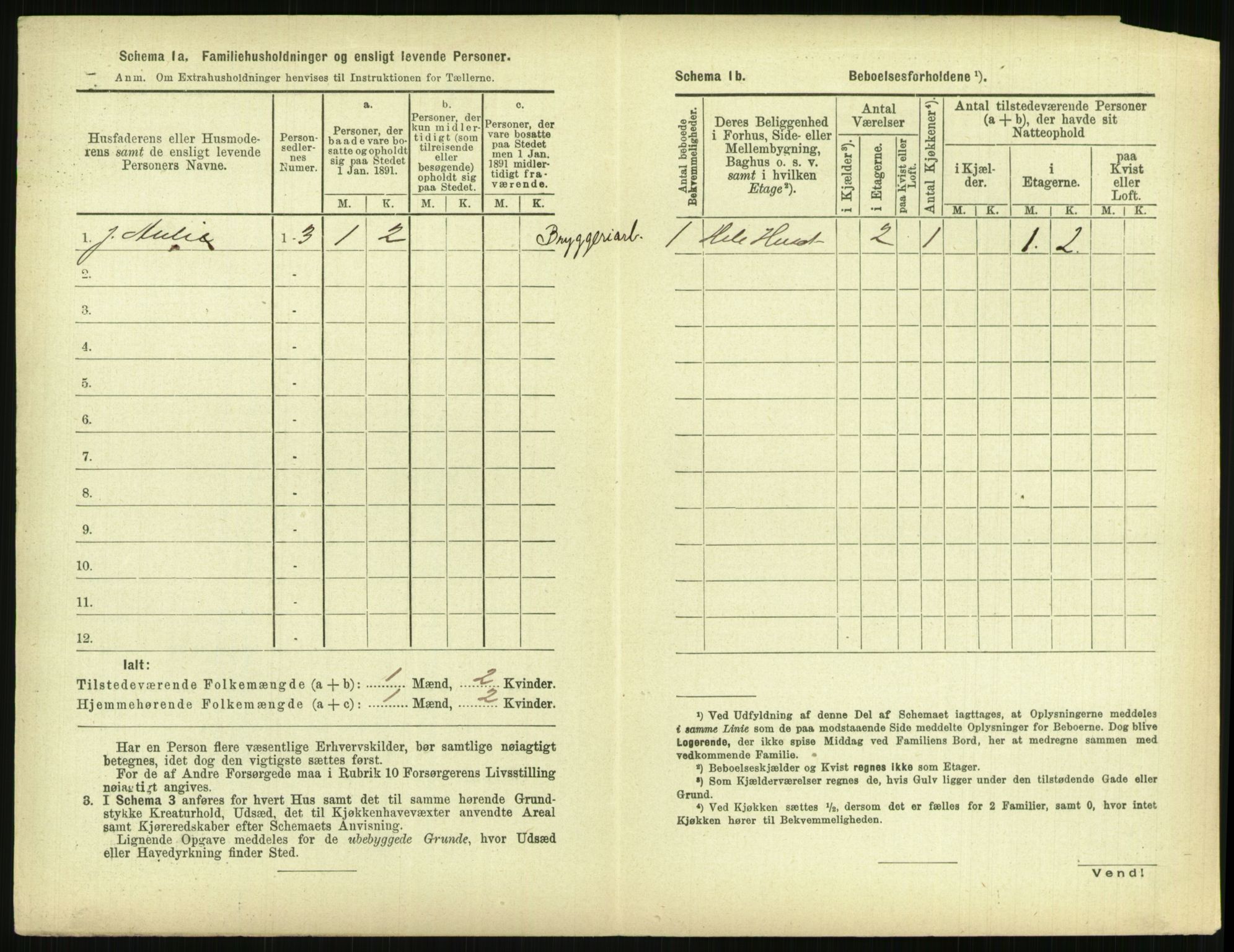 RA, 1891 census for 0806 Skien, 1891, p. 1777