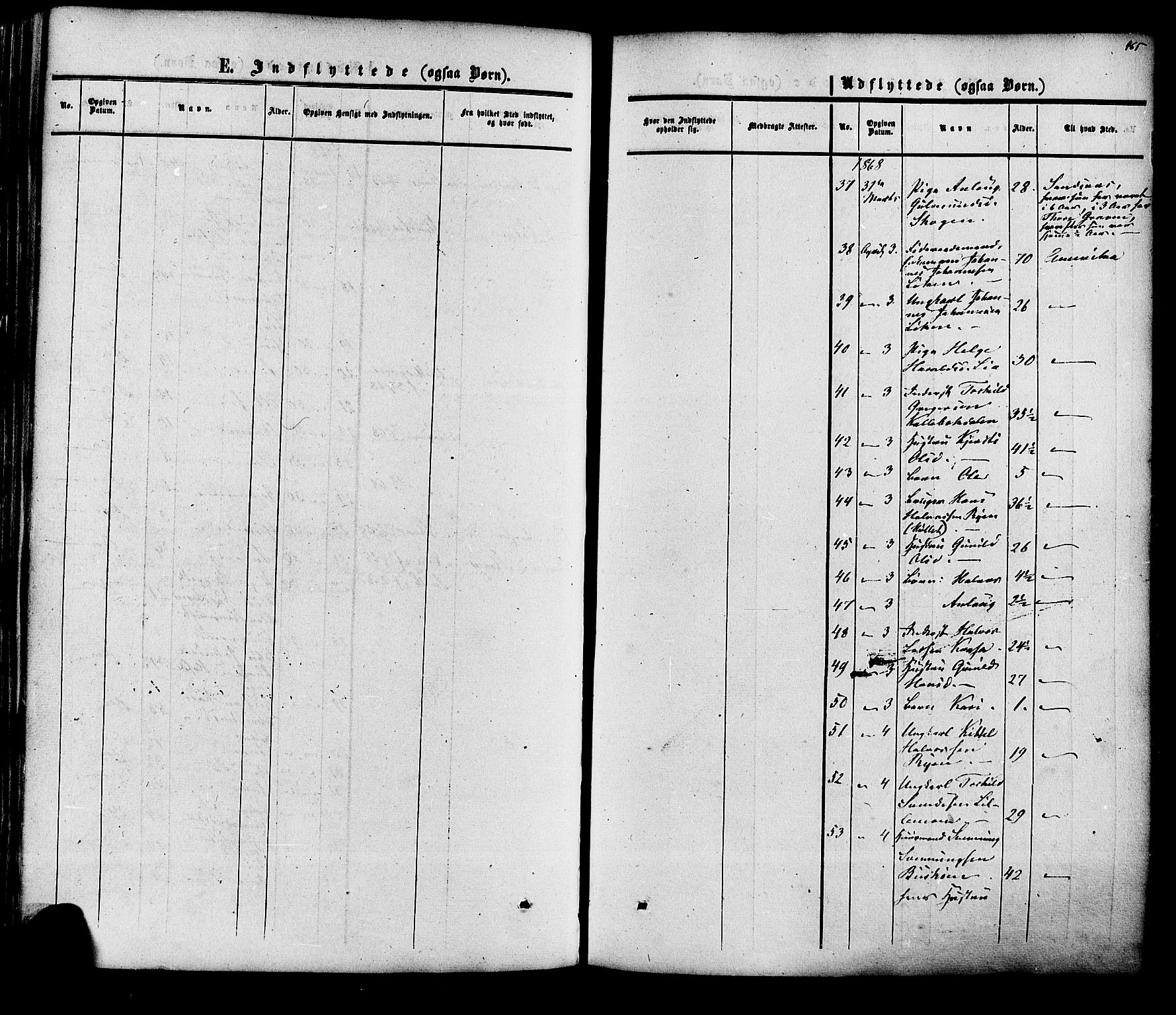 Heddal kirkebøker, SAKO/A-268/F/Fa/L0007: Parish register (official) no. I 7, 1855-1877, p. 465