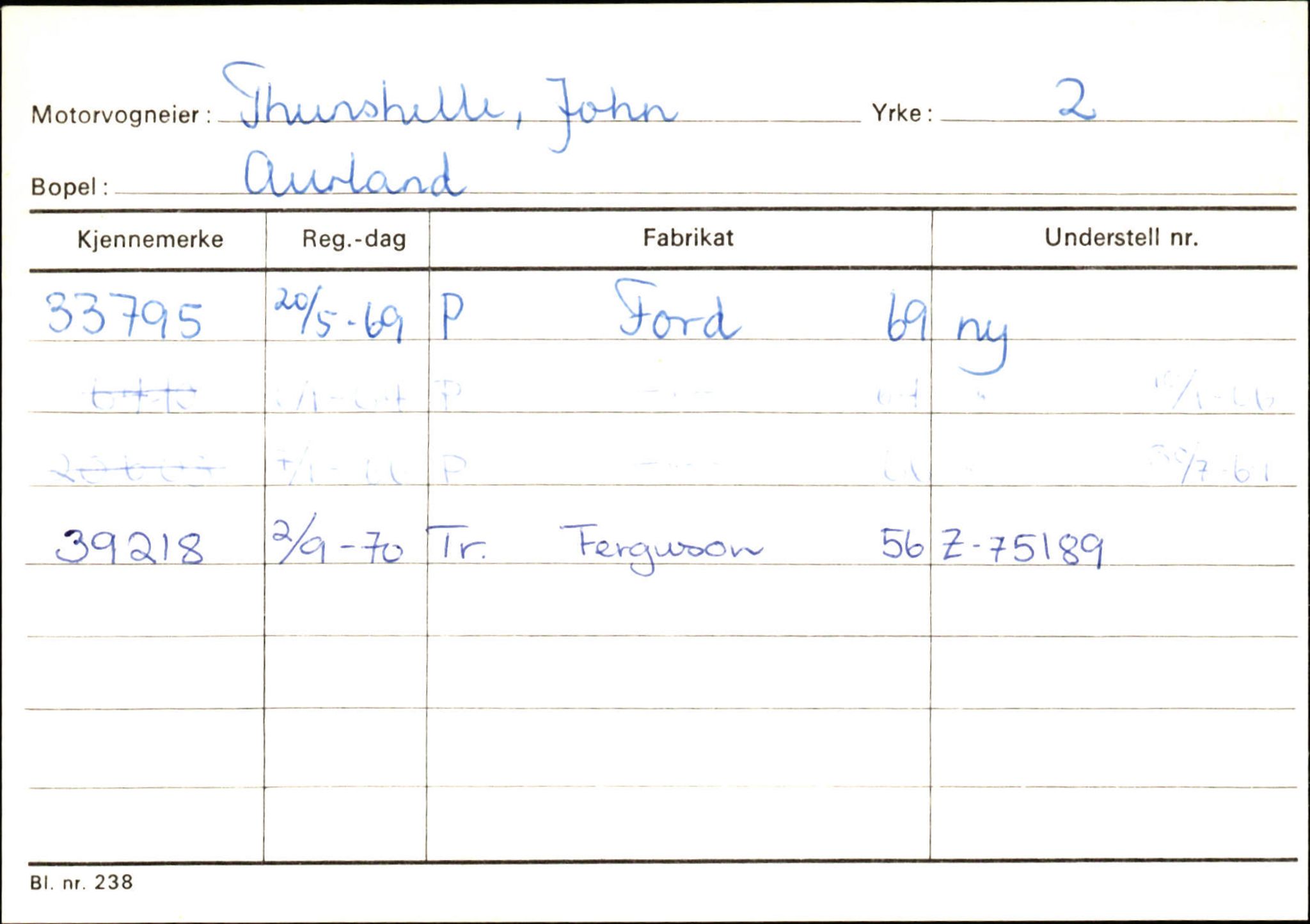 Statens vegvesen, Sogn og Fjordane vegkontor, AV/SAB-A-5301/4/F/L0125: Eigarregister Sogndal V-Å. Aurland A-Å. Fjaler A-N, 1945-1975, p. 1139