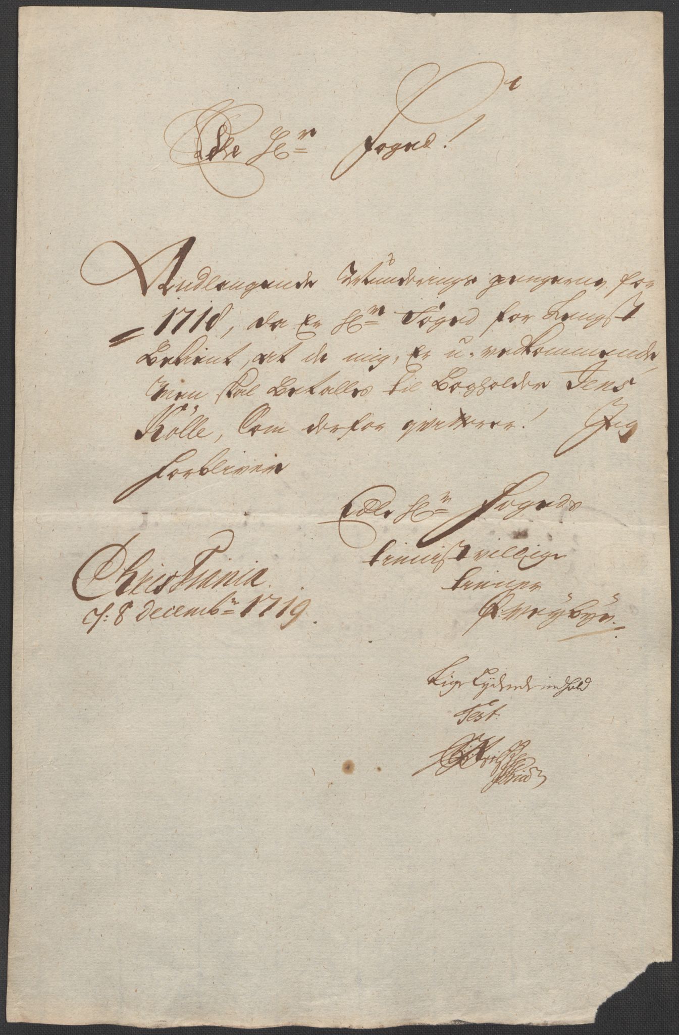 Rentekammeret inntil 1814, Reviderte regnskaper, Fogderegnskap, AV/RA-EA-4092/R40/L2453: Fogderegnskap Råbyggelag, 1718-1719, p. 596