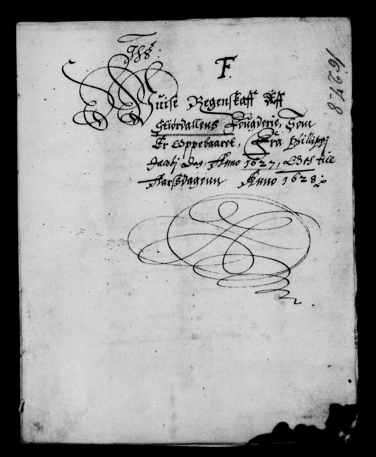 Rentekammeret inntil 1814, Reviderte regnskaper, Lensregnskaper, AV/RA-EA-5023/R/Rb/Rbw/L0033: Trondheim len, 1620-1628