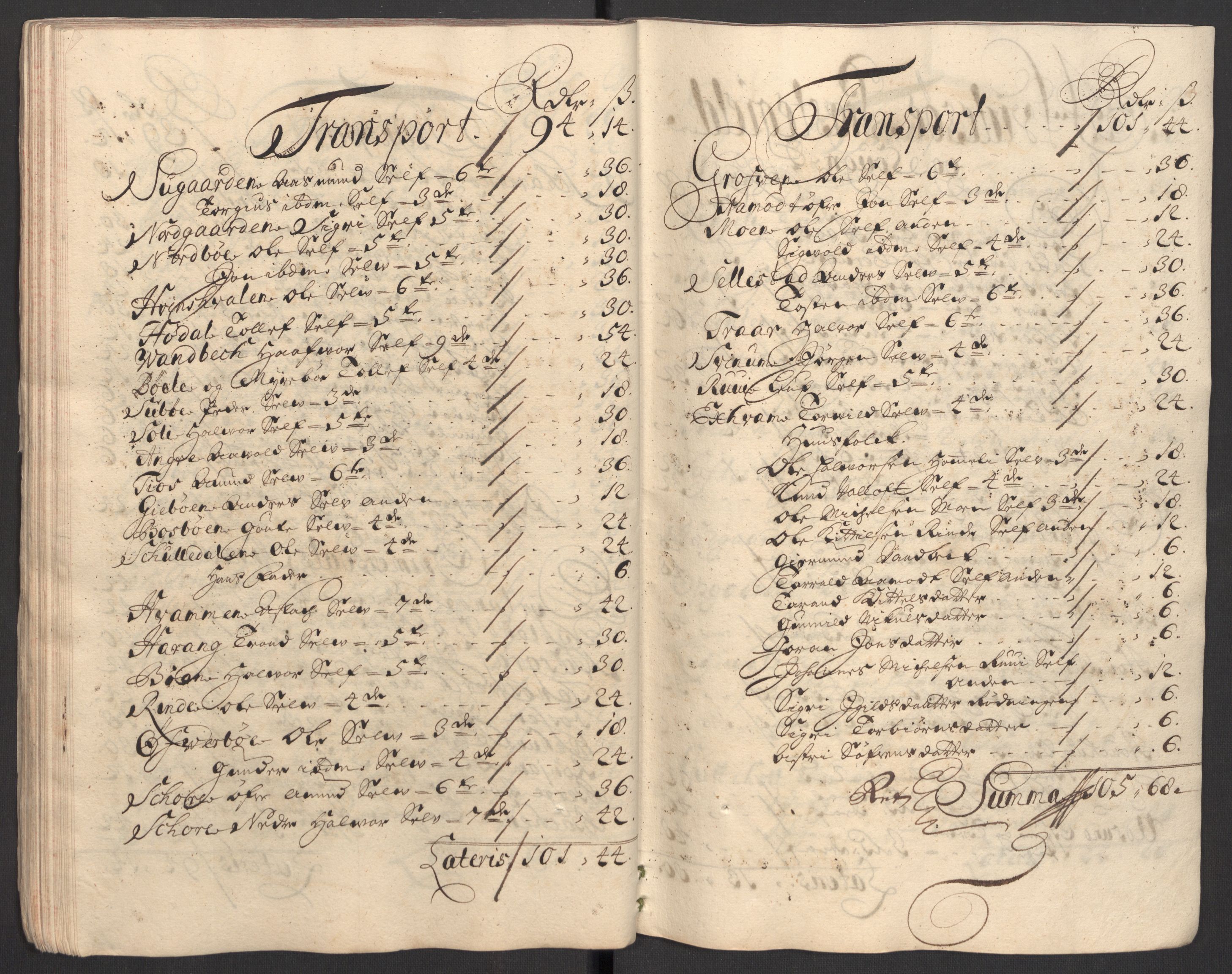 Rentekammeret inntil 1814, Reviderte regnskaper, Fogderegnskap, RA/EA-4092/R36/L2121: Fogderegnskap Øvre og Nedre Telemark og Bamble, 1711, p. 56