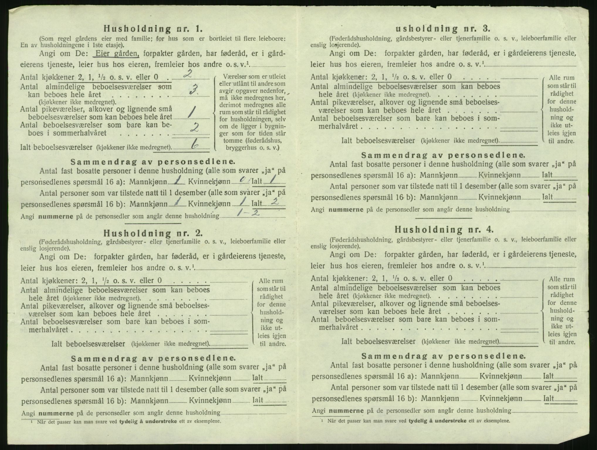 SAK, 1920 census for Halse og Harkmark, 1920, p. 1482