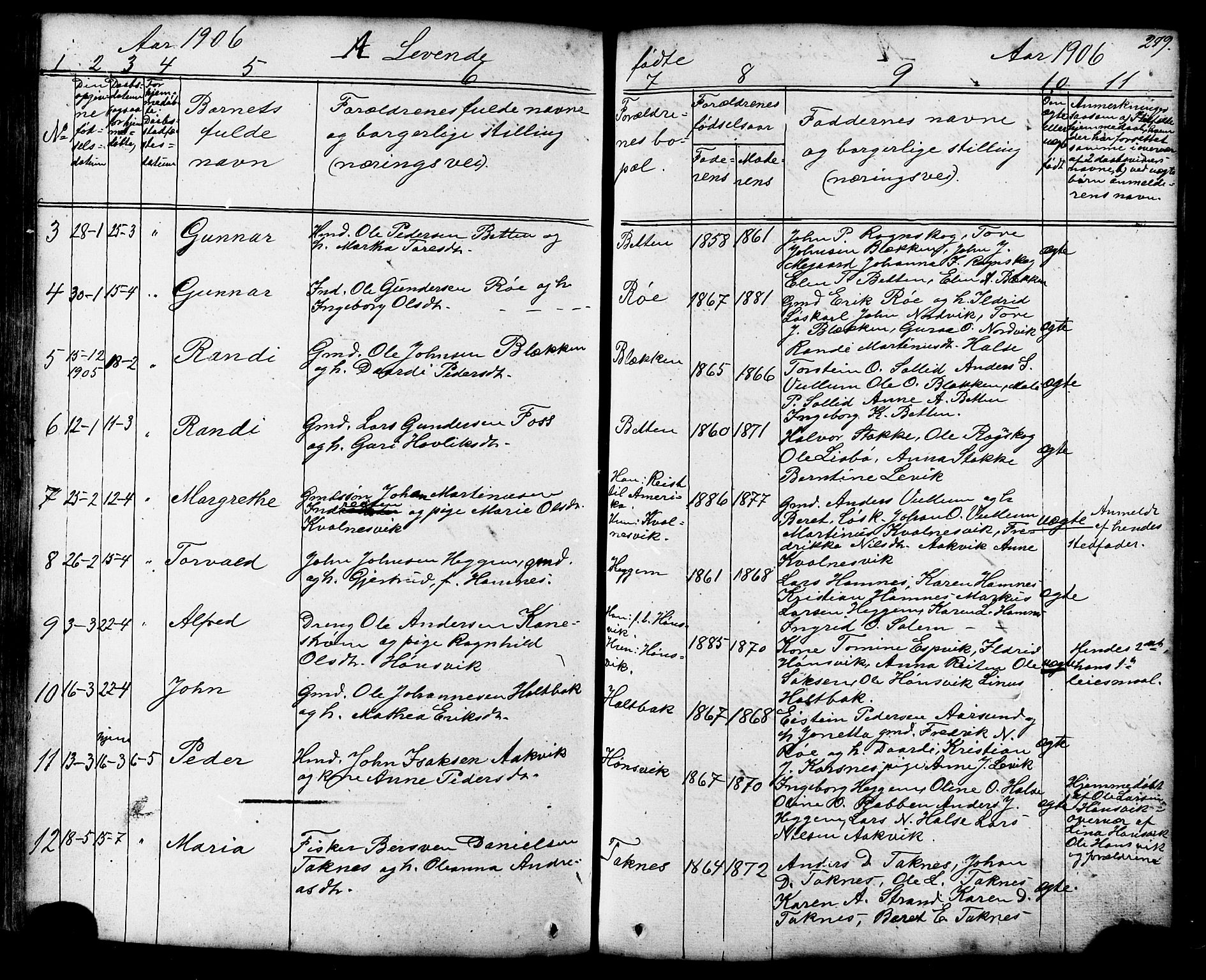 Ministerialprotokoller, klokkerbøker og fødselsregistre - Møre og Romsdal, AV/SAT-A-1454/576/L0890: Parish register (copy) no. 576C01, 1837-1908, p. 279